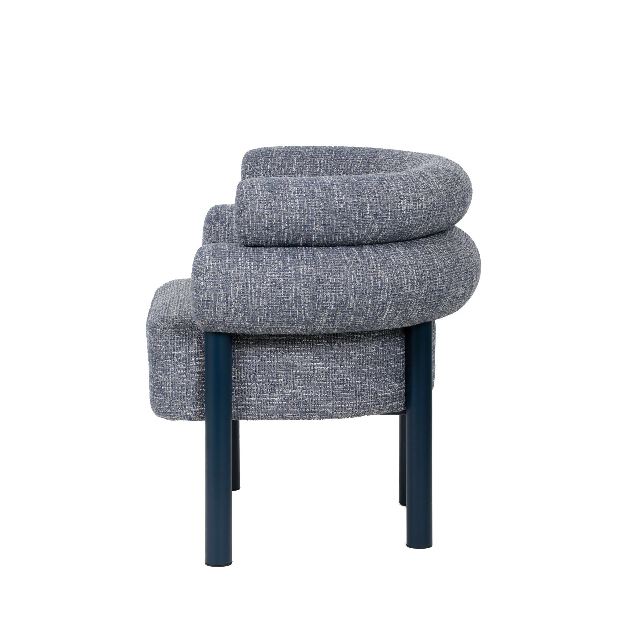 Navy Armchair - Prussian Blue