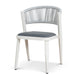 Showcasing Pigasora Sand White Outdoor Dining Chair - Grey (Set of 2) DC12049-IDx2 Dining Chair by Calibre Furniturs