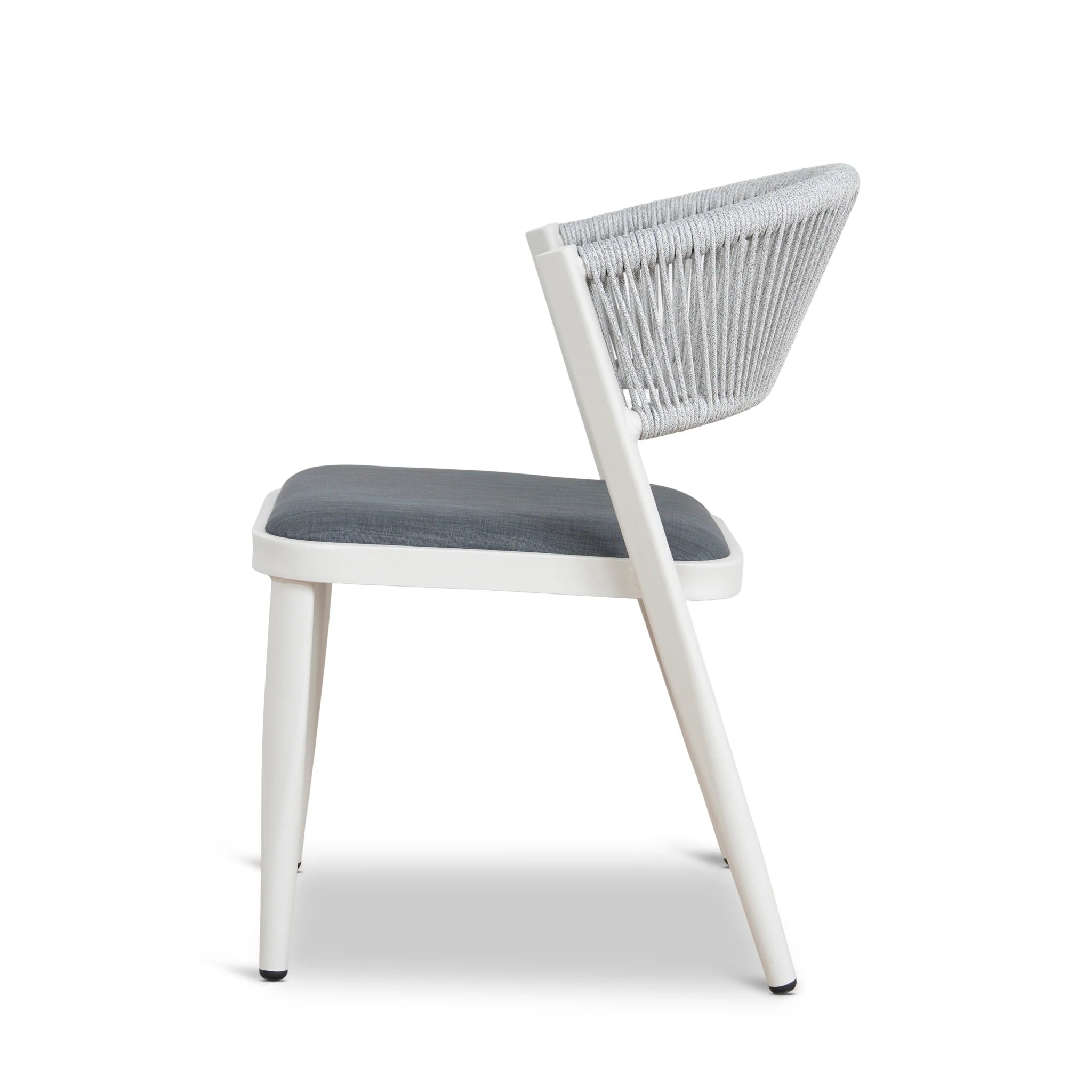 Pigasora Sand White Outdoor Dining Chair - Grey (Set of 2)