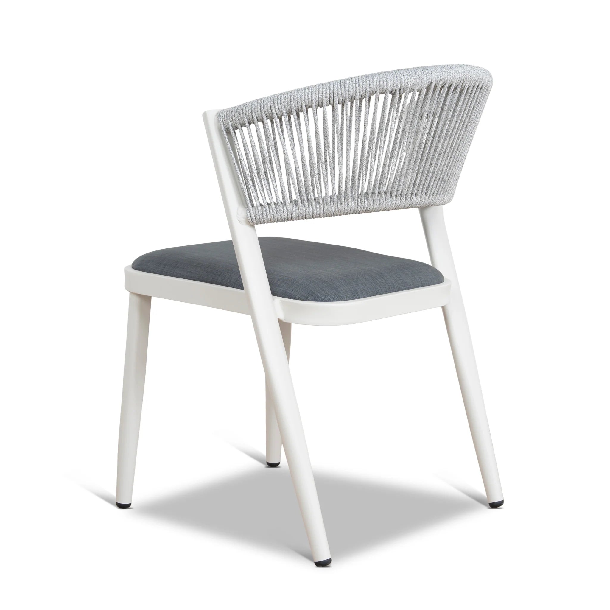 Pigasora Sand White Outdoor Dining Chair - Grey (Set of 2)