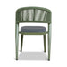 Army Green Outdoor Dining Chair - Grey  (Set of 2) - image 7