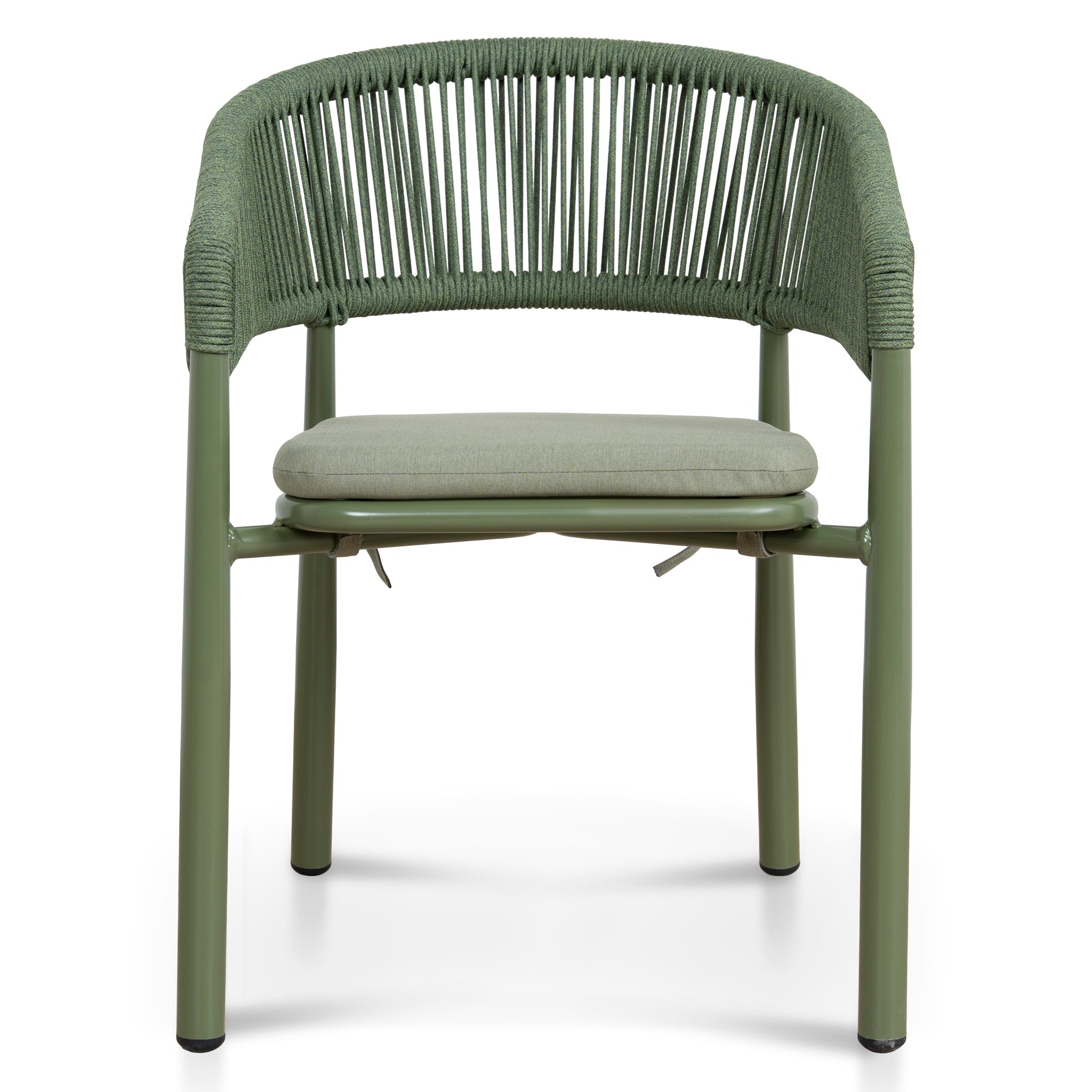 Outdoor Dining Chair - Army Green (Set of 2) - image 2