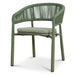 Showcasing Sireria Outdoor Dining Chair - Army Green (Set of 2) DC12061-IDx2 Dining Chair by Calibre Furniturs