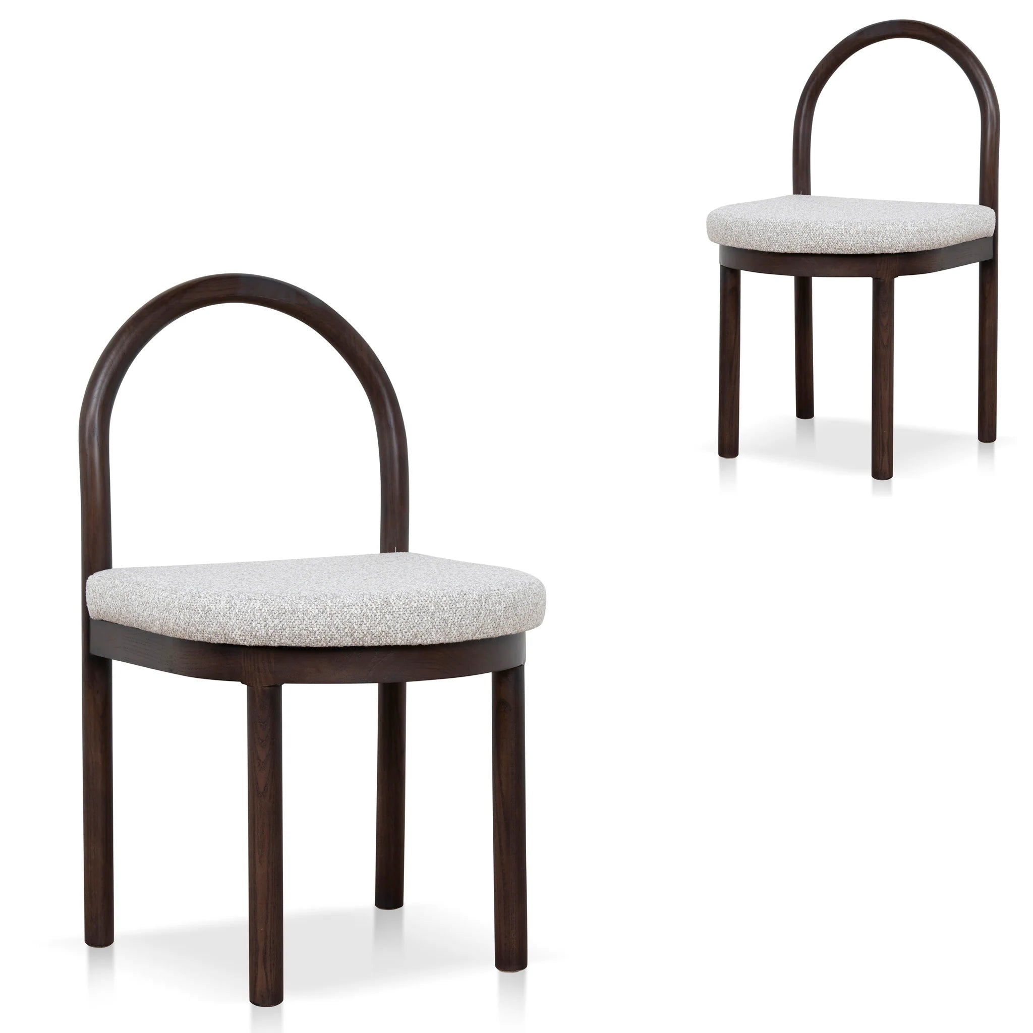 Showcasing Pidita Brown Dining Chair - Clay Grey (Set of 2) DC12107-LJx2 Dining Chair by Calibre Furniturs