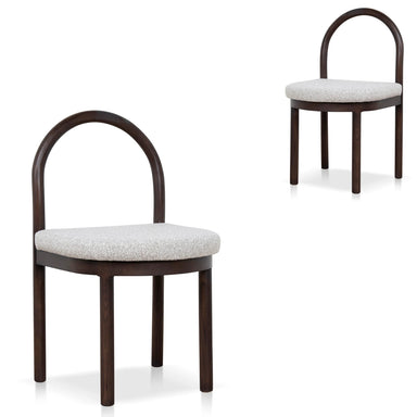 Showcasing Pidita Brown Dining Chair - Clay Grey (Set of 2) DC12107-LJx2 Dining Chair by Calibre Furniturs