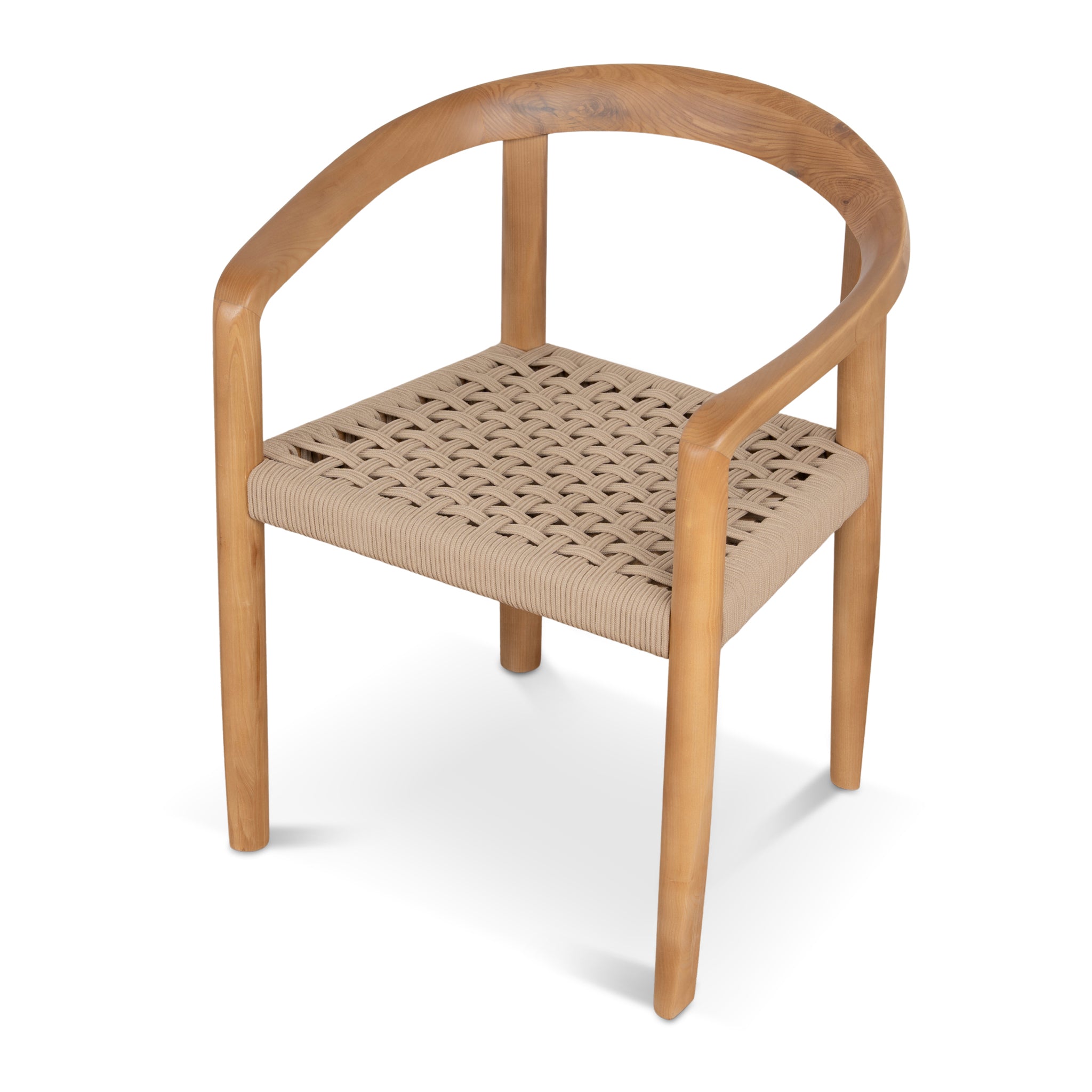 Natural Dining Chair - Naxos Latte Rope (Set of 2) - image 8