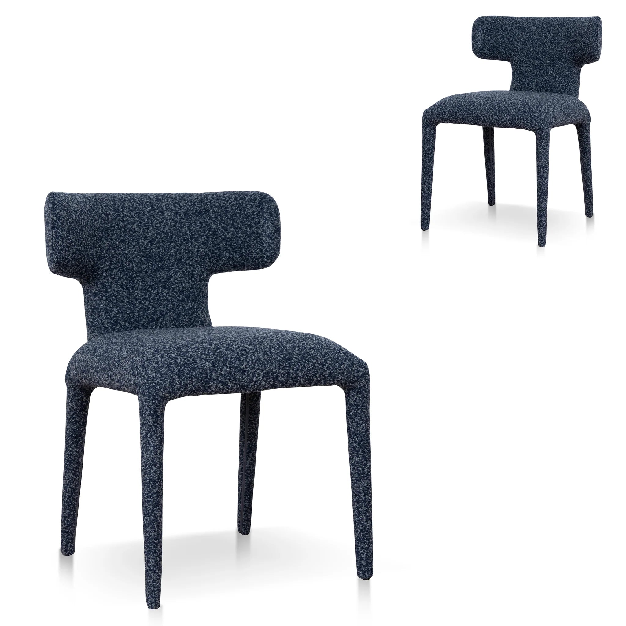 Showcasing Nalenova Dining Chair - Midnight Blue (Set of 2) DC12118-CIx2 Dining Chair by Calibre Furniturs