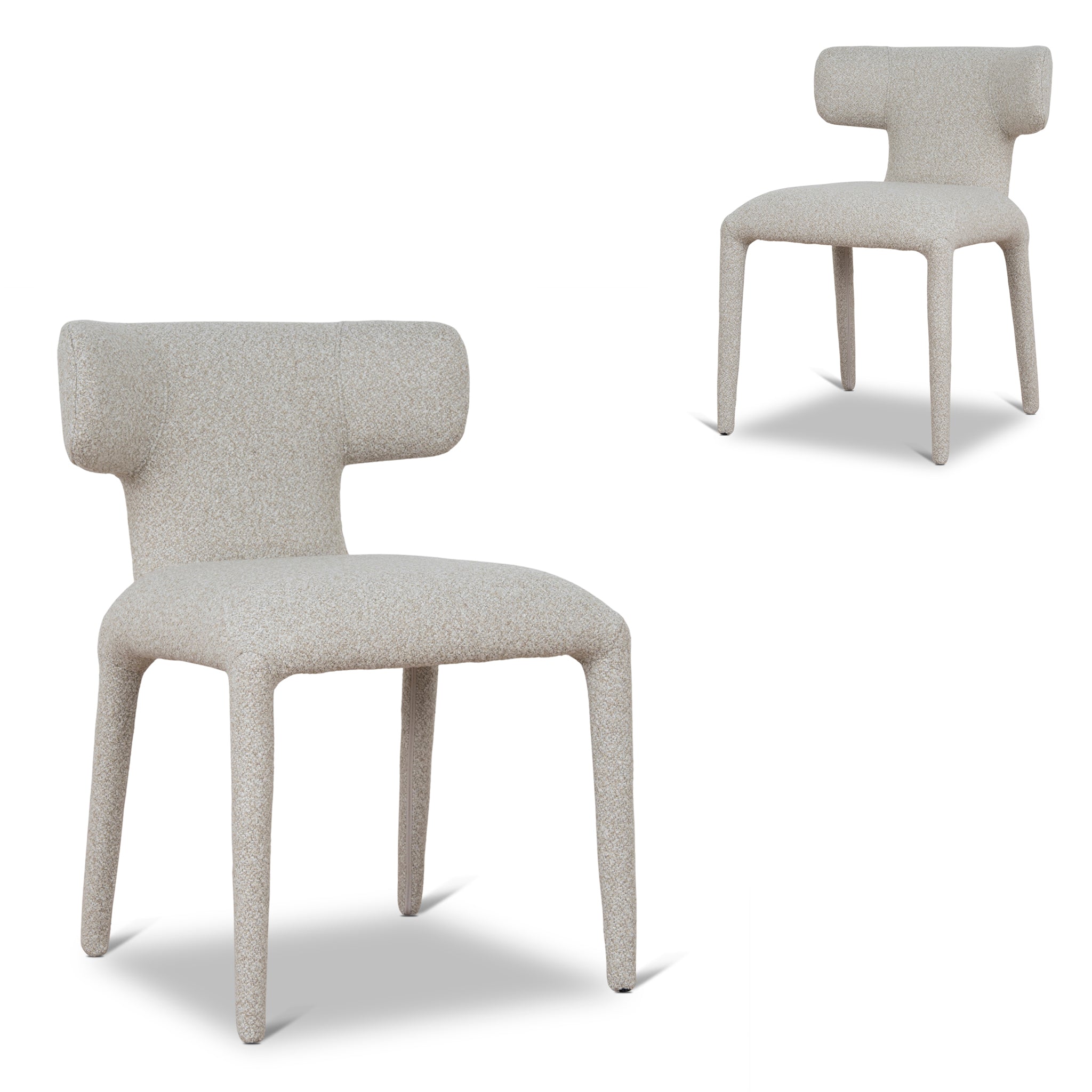 Dining Chair - Oatmeal Beige (Set of 2)