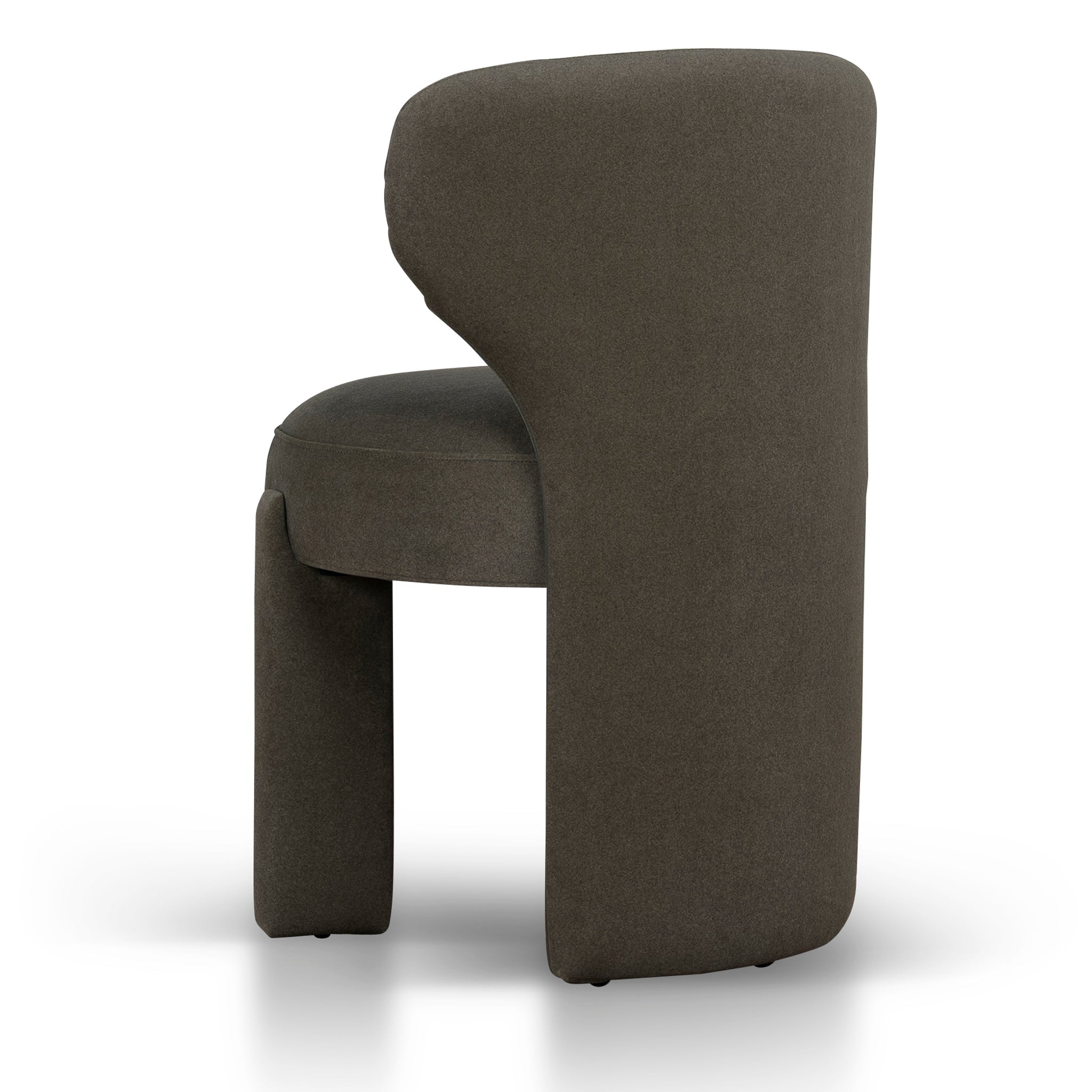 CDC12159-FH Fabric Dining Chair - Dark Moss Green