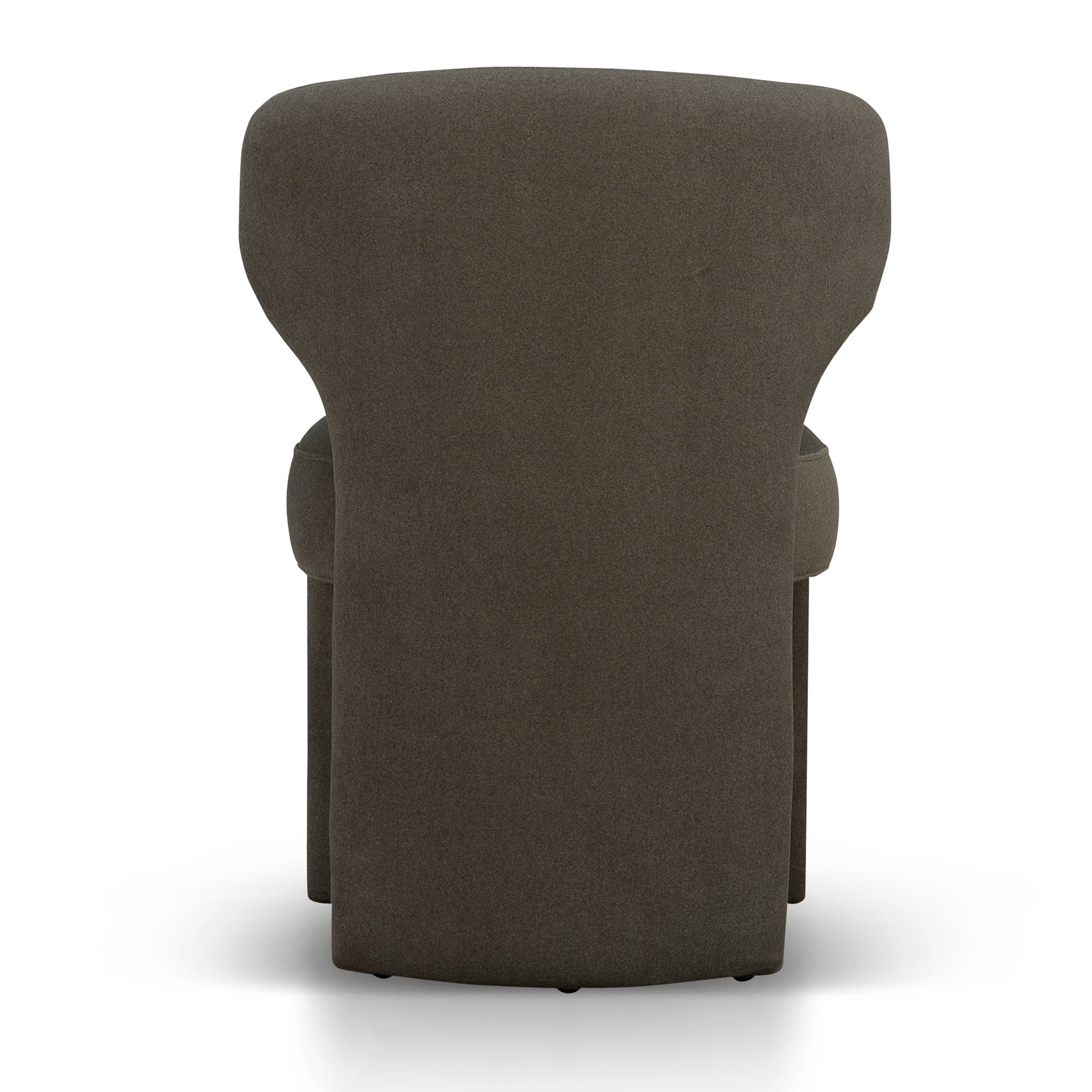 Fabric Dining Chair - Dark Moss Green