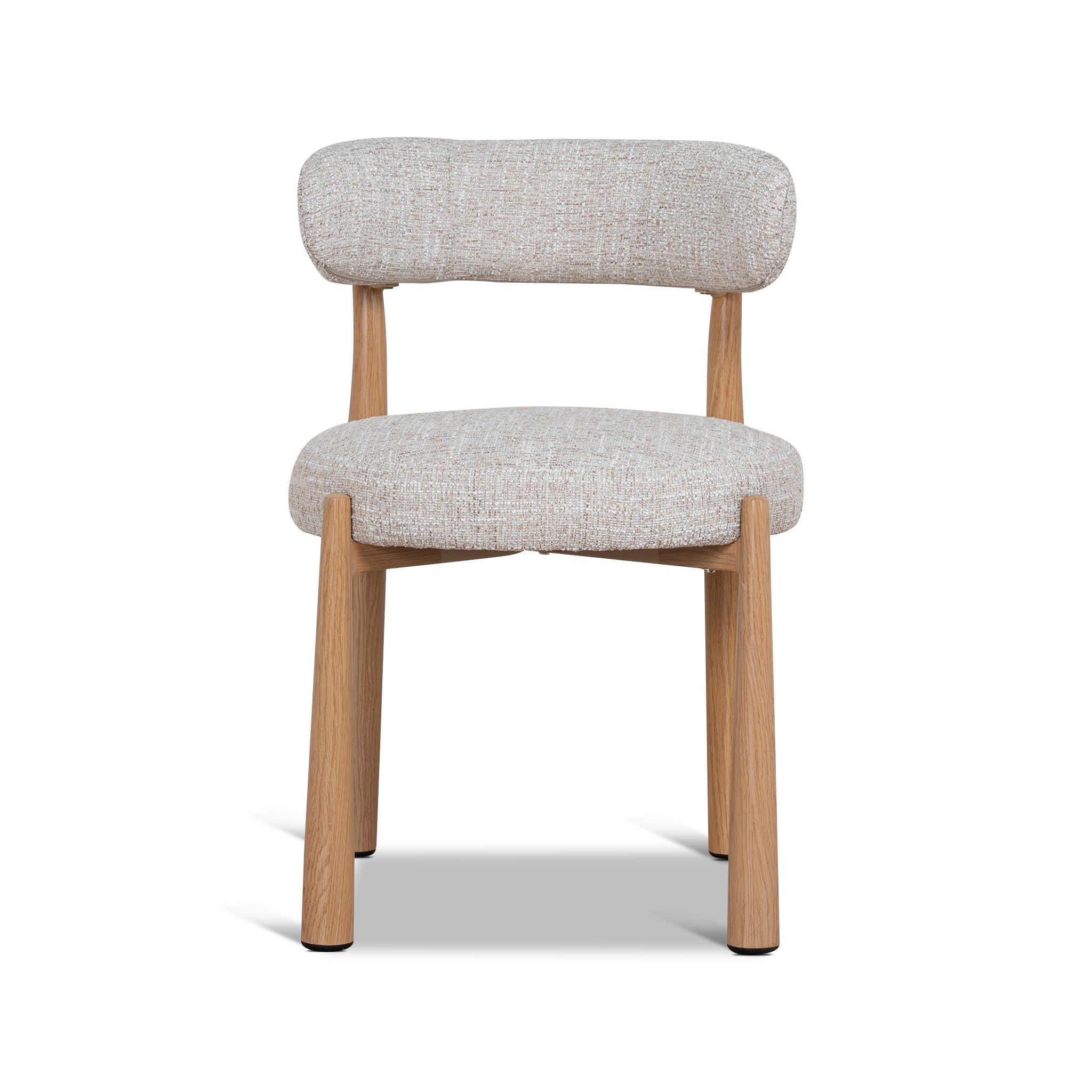 CDC12445-CI Natural Dining Chair - Pale Beige (Set of 2)