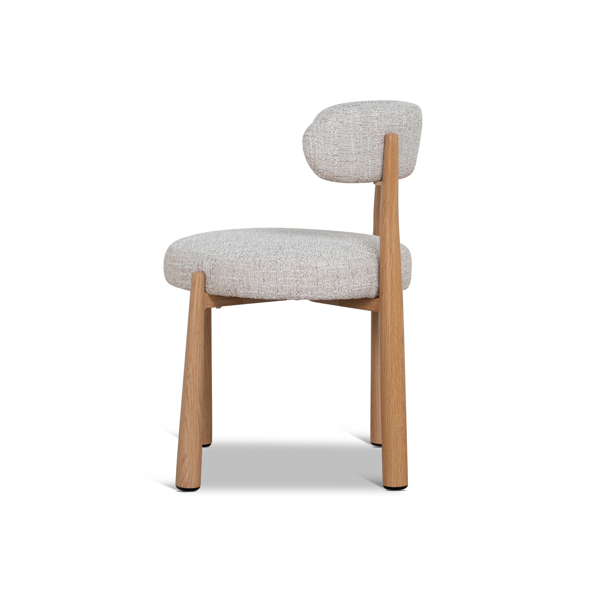 CDC12445-CI Natural Dining Chair - Pale Beige (Set of 2)
