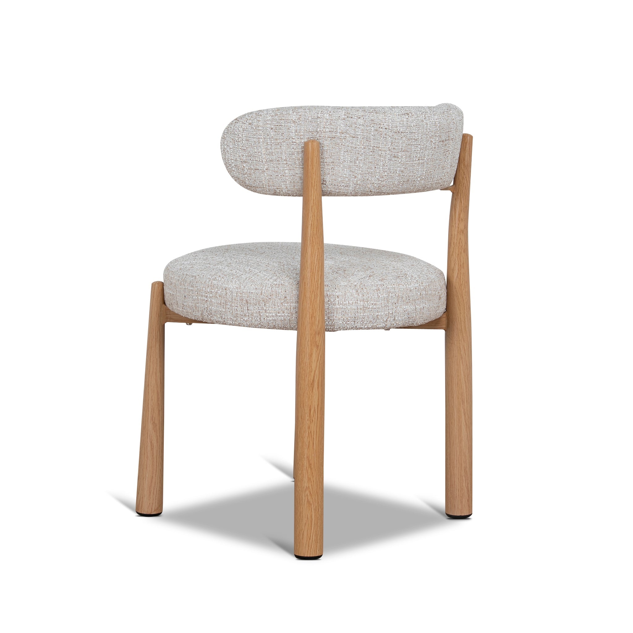 CDC12445-CI Natural Dining Chair - Pale Beige (Set of 2)