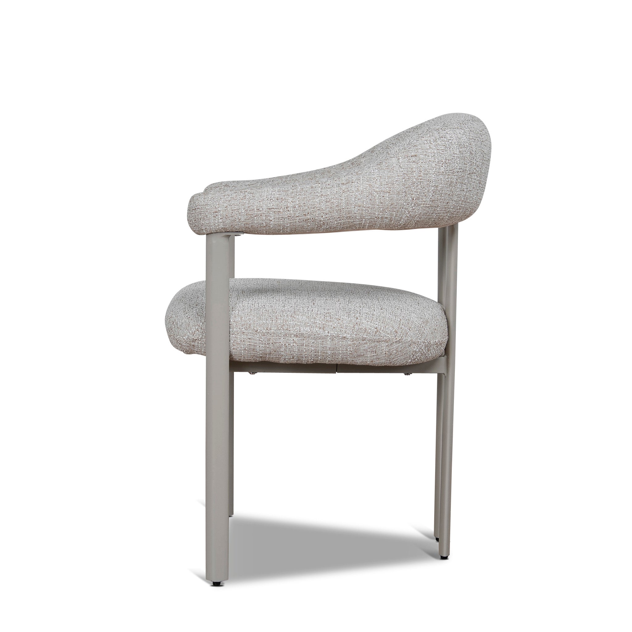 CDC12453-CI Cream Dining Chair - Pale Beige (Set of 2)