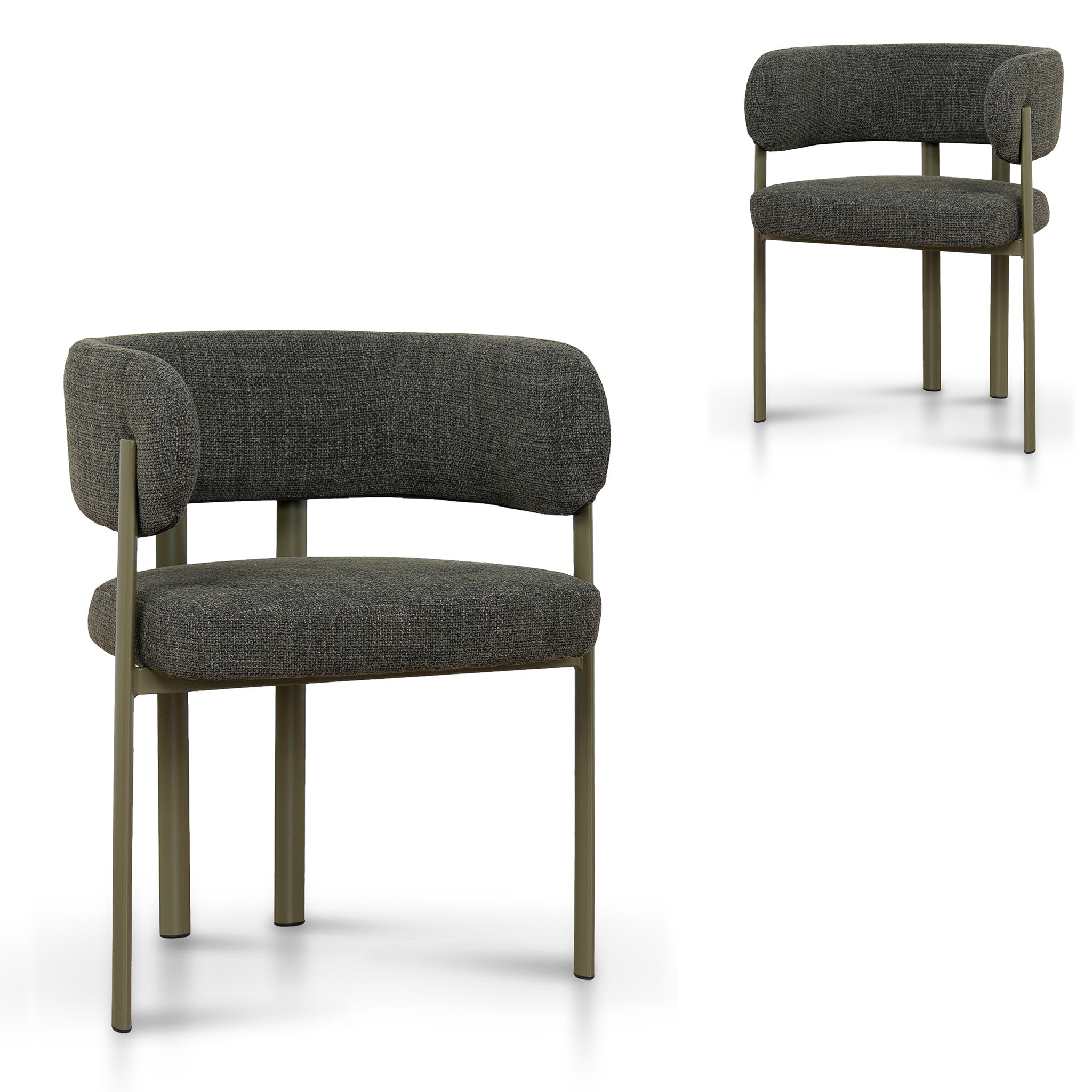 CDC12455-CI Green Dining Chair - Kaitoke Green (Set of 2)