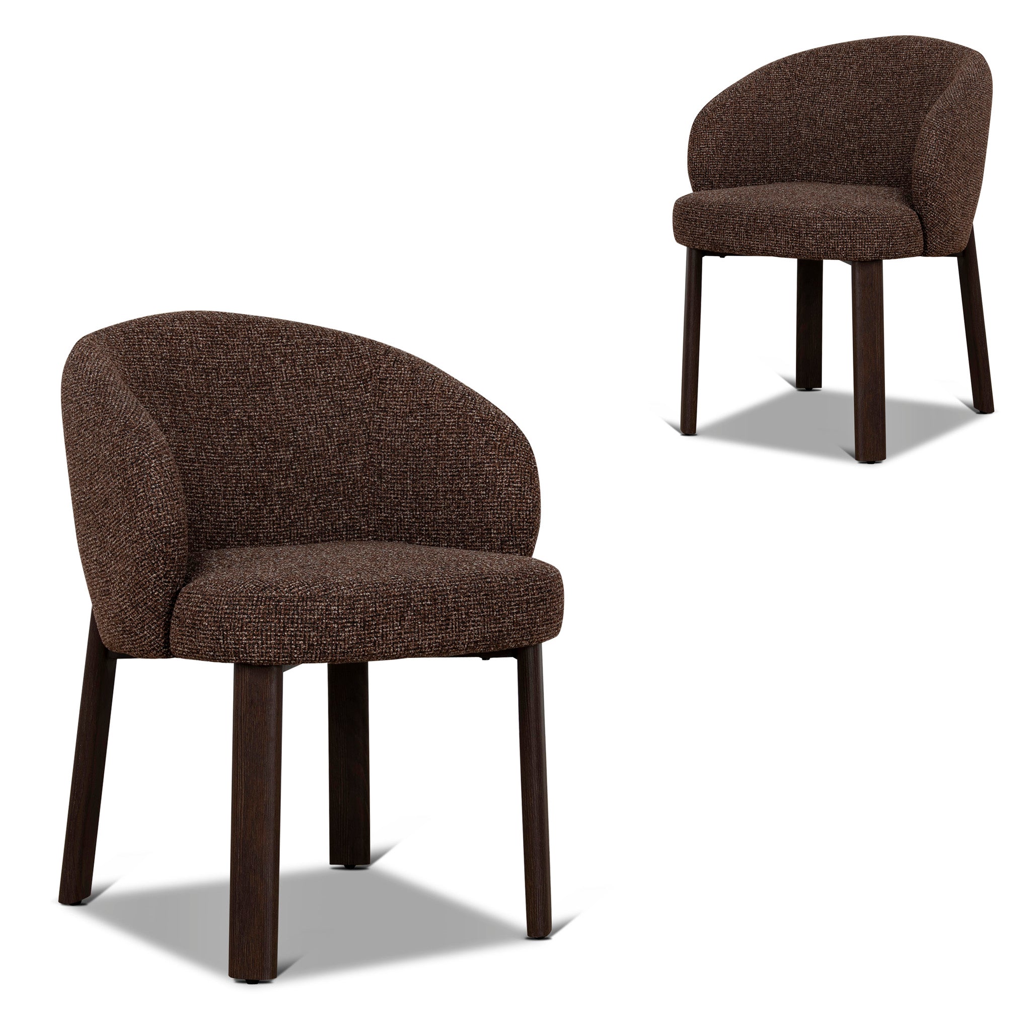 Walnut Dining Chair - Verona Cinnamon Weave (Set of 2)
