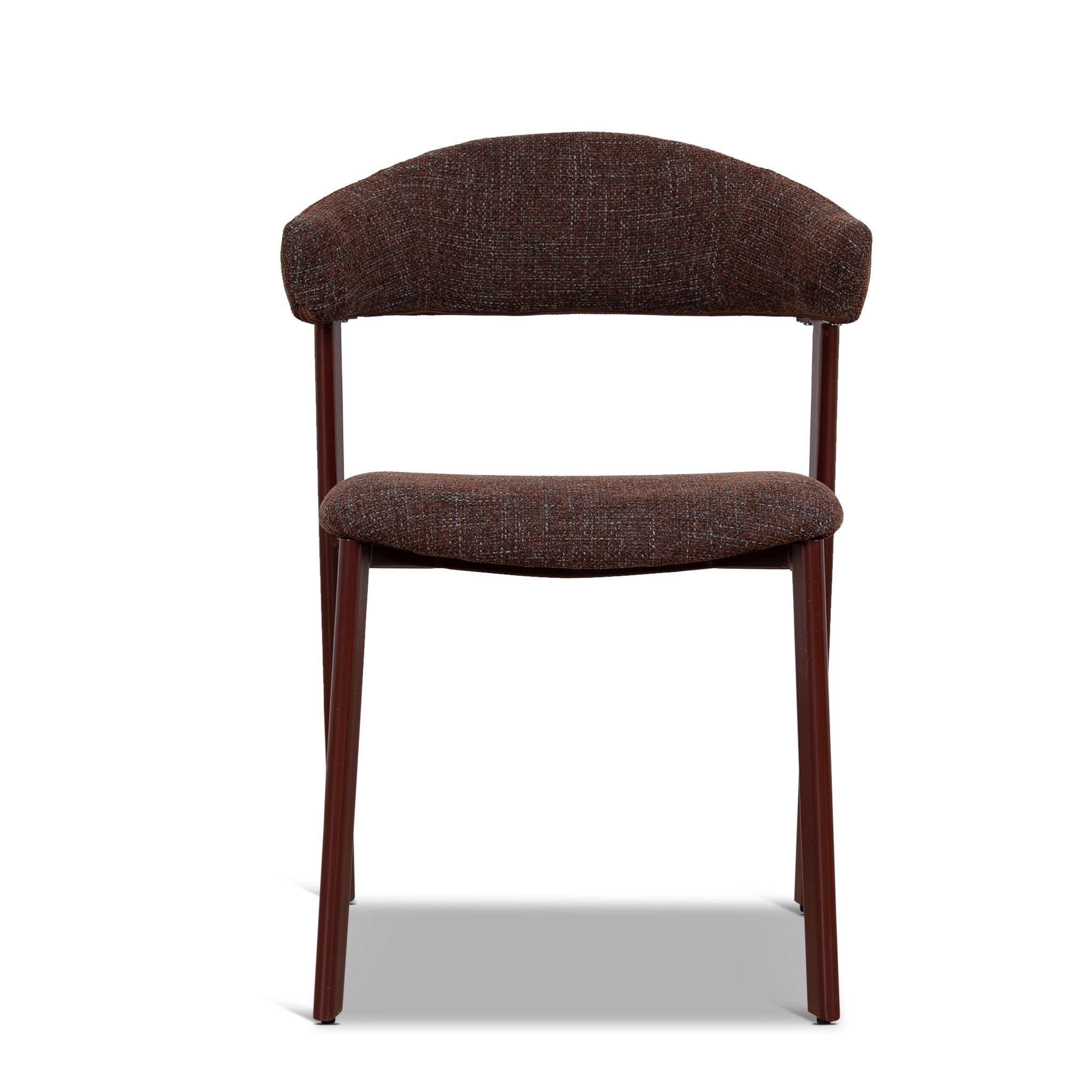 CDC12463-CI Red Dining Chair - Moss Brown (Set of 2)