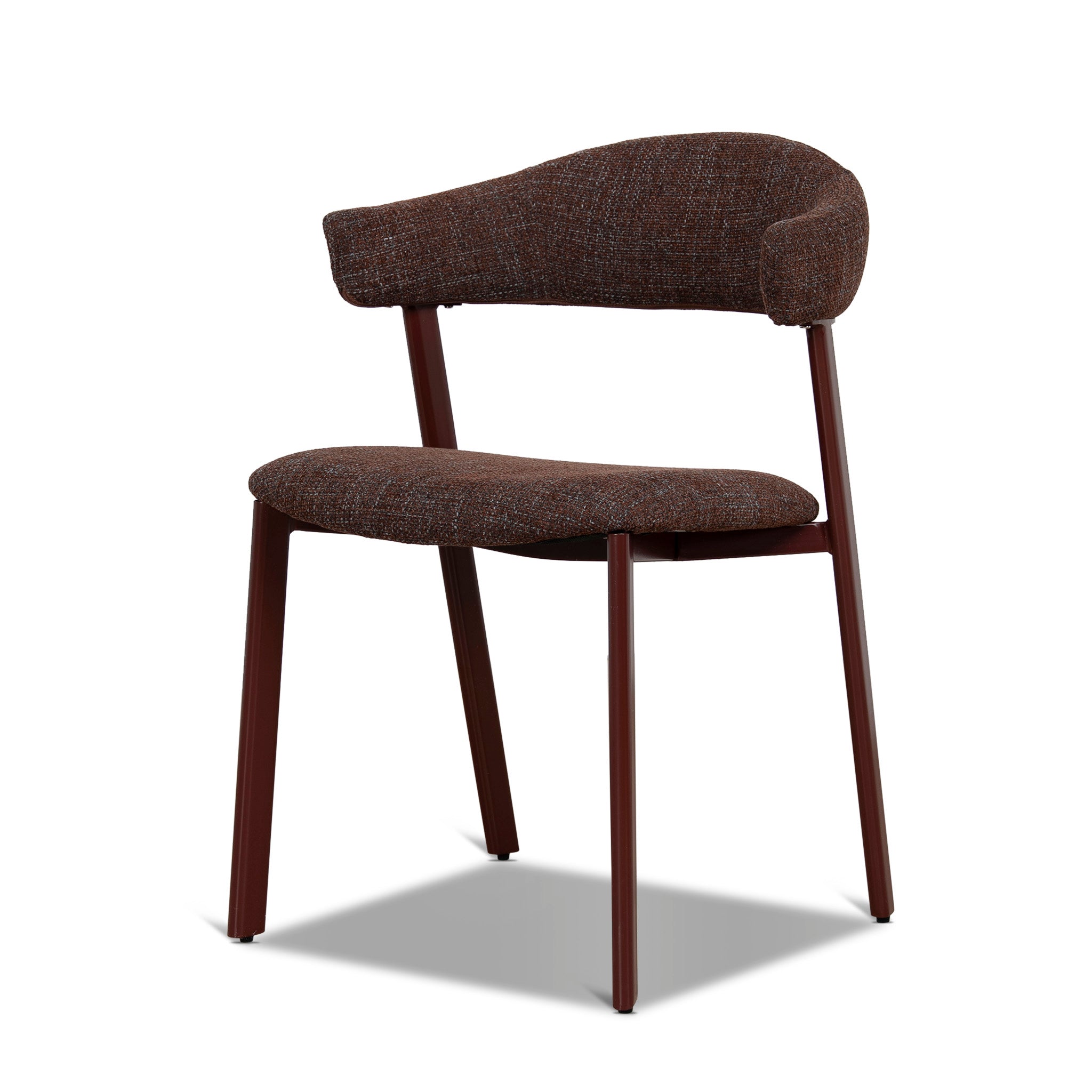 CDC12463-CI Red Dining Chair - Moss Brown (Set of 2)