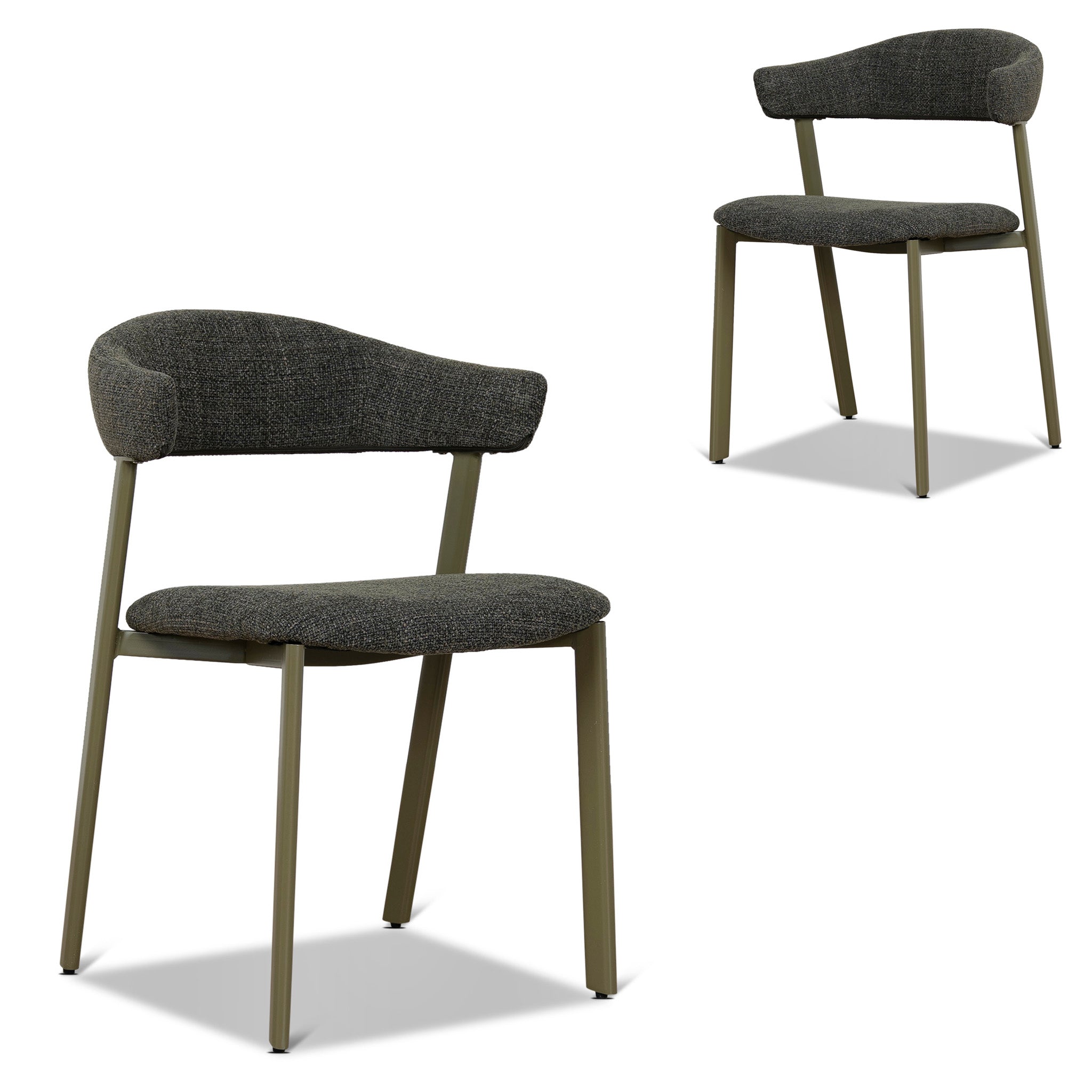 CDC12464-CI Green Dining Chair - Kaitoke Green (Set of 2)
