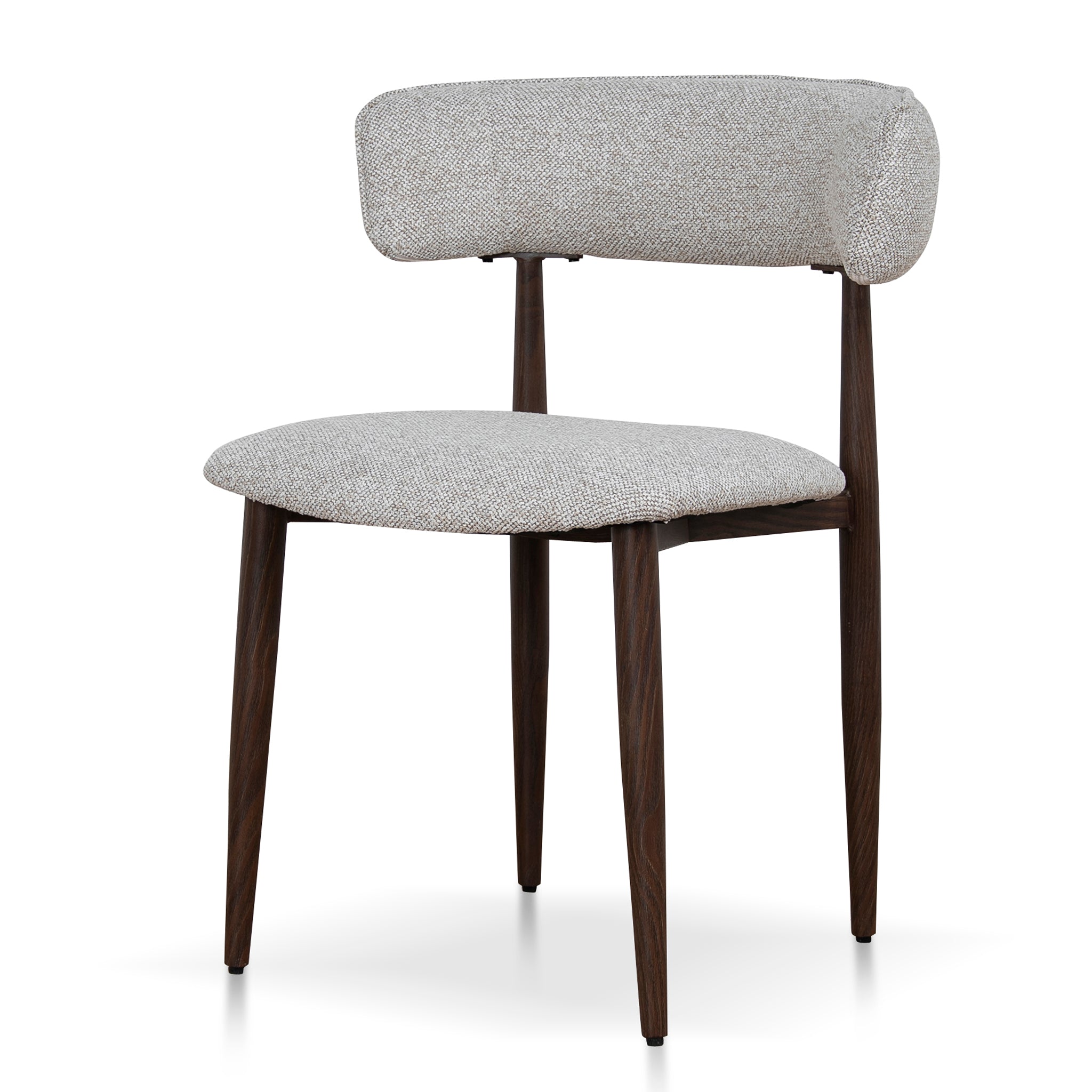 CDC12466-CI Walnut Dining Chair - Clay Beige (Set of 2)