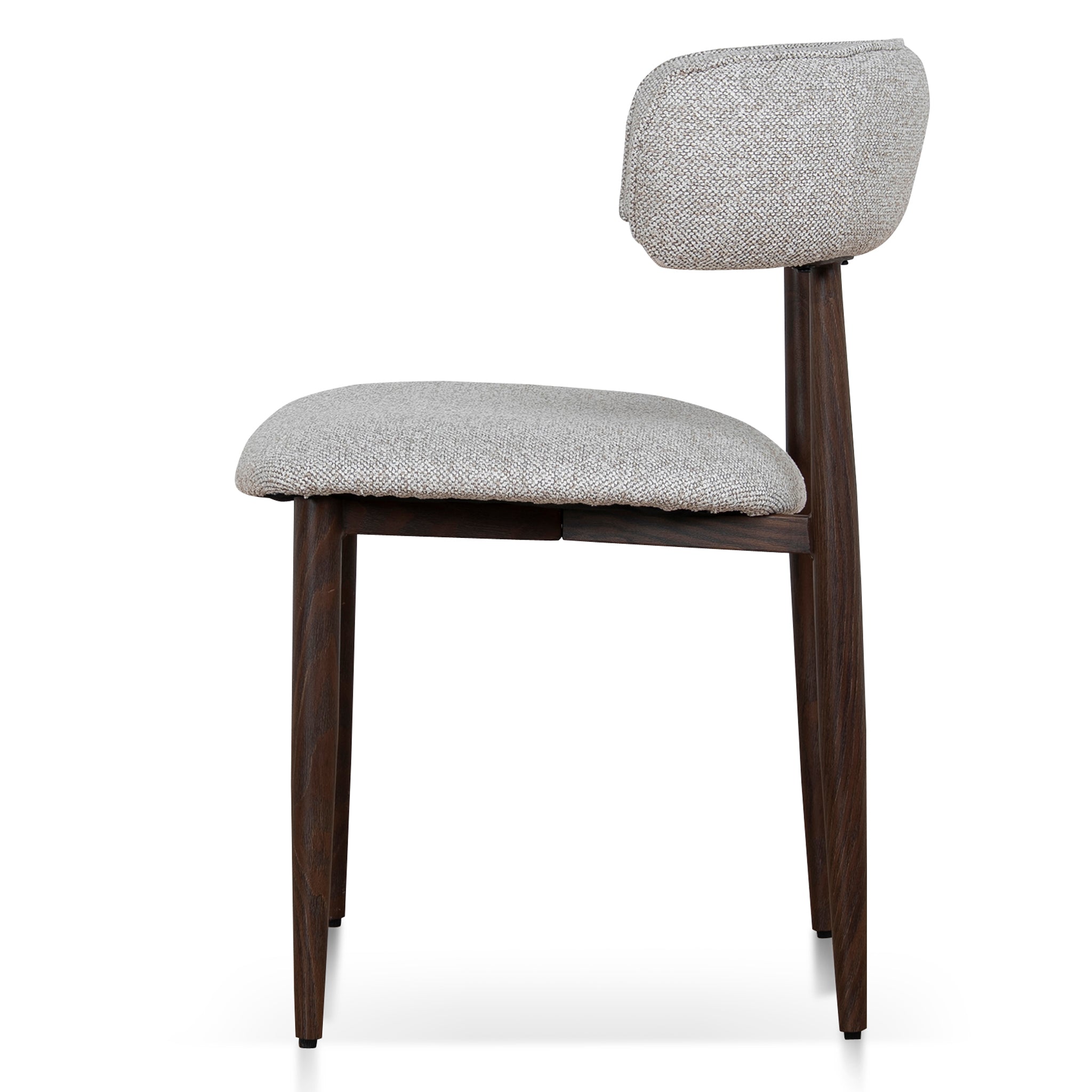 CDC12466-CI Walnut Dining Chair - Clay Beige (Set of 2)