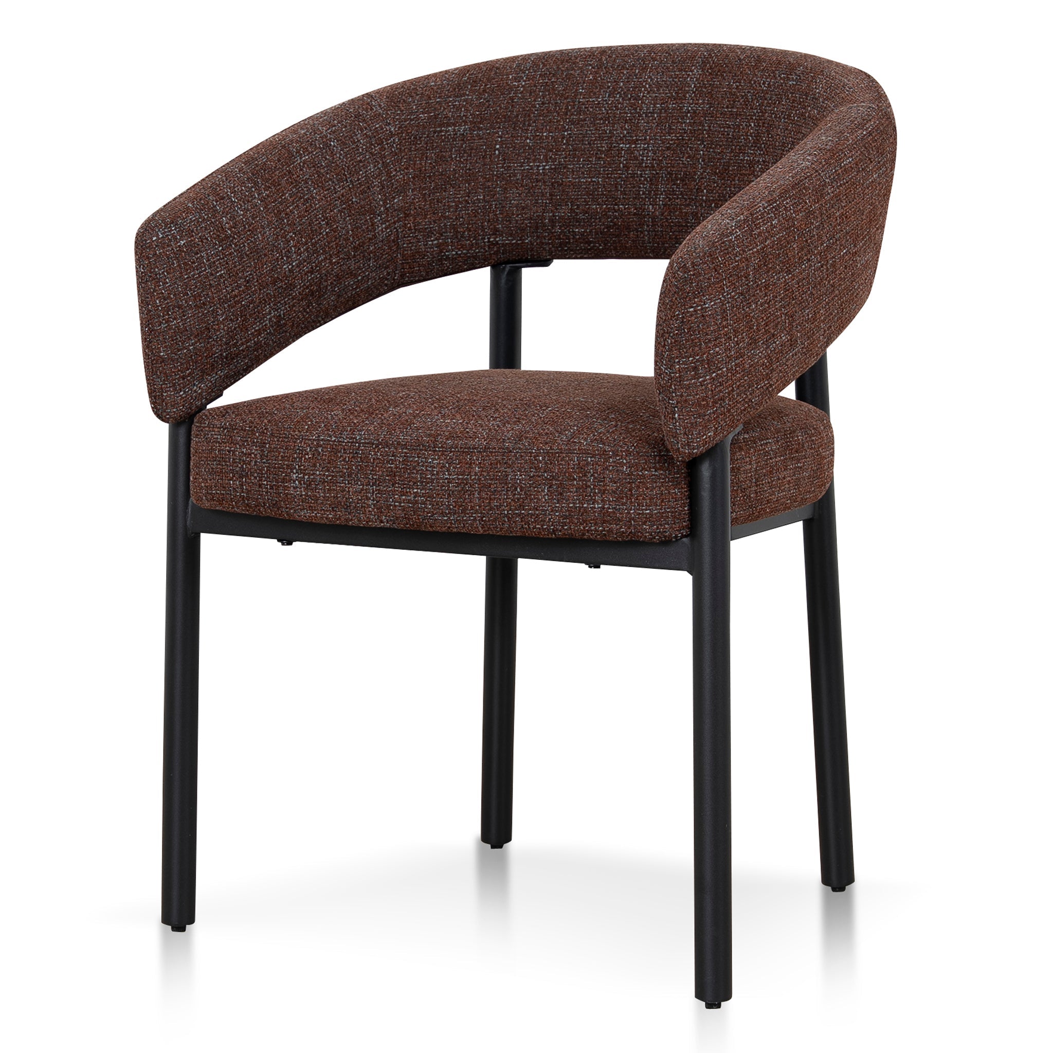 CDC12469-CI Black Dining Chair - Moss Brown (Set of 2)