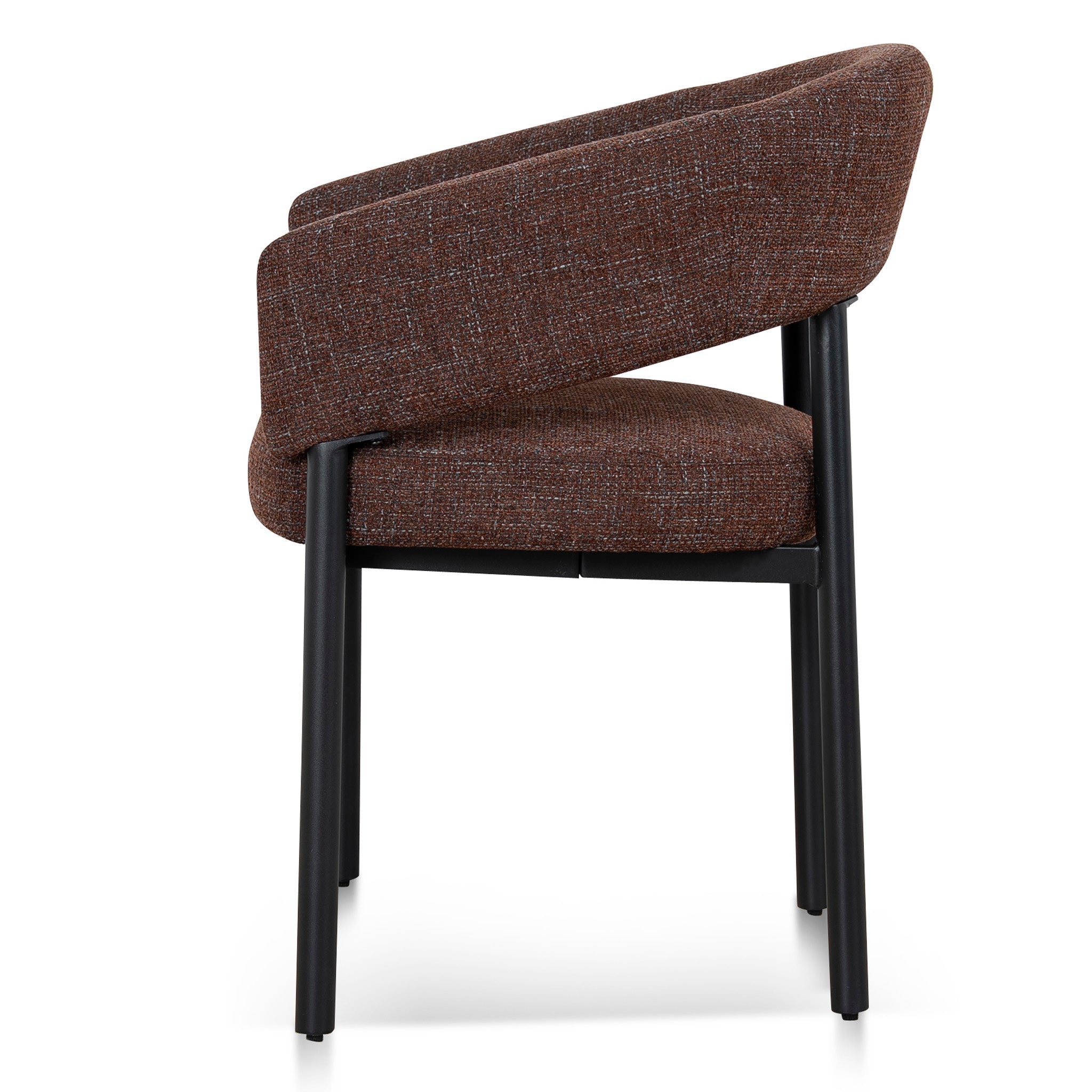 CDC12469-CI Black Dining Chair - Moss Brown (Set of 2)