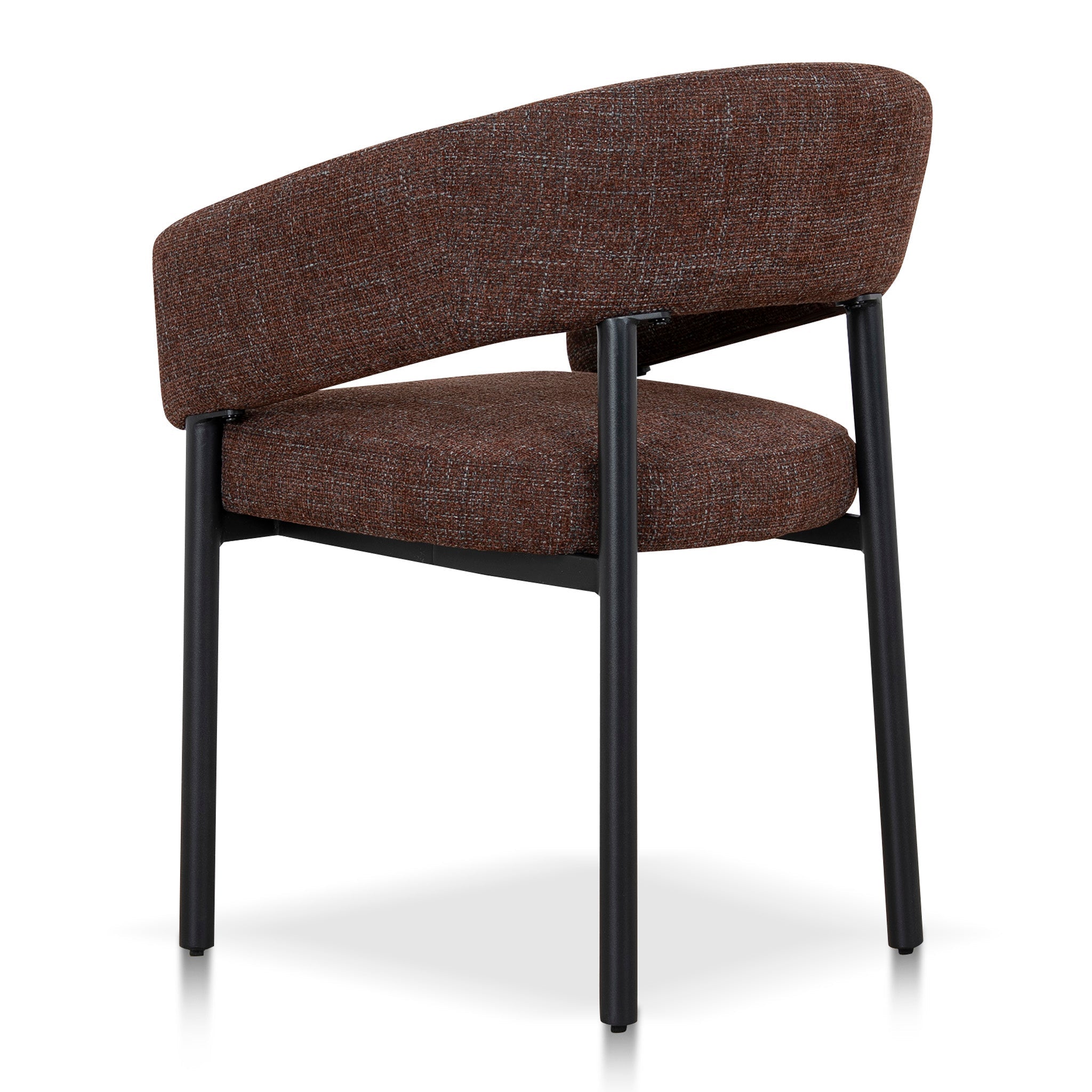 CDC12469-CI Black Dining Chair - Moss Brown (Set of 2)