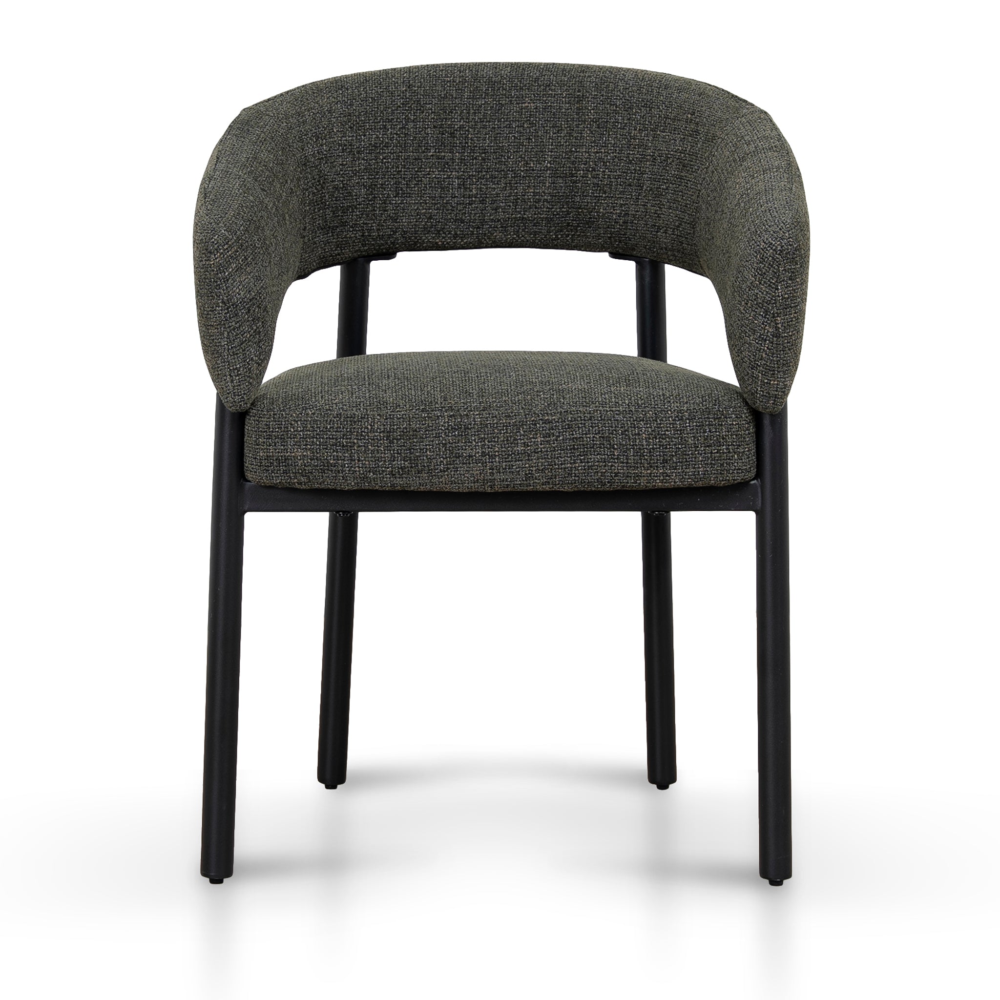 Black Dining Chair - Kaitoke Green (Set of 2)