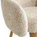 66cm Natural Dining Chair - Honeycomb White - image 5