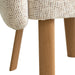 66cm Natural Dining Chair - Honeycomb White - image 7