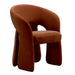 Showcasing Niramila Fabric Dining Chair - Red Bronze DC12644-FH Dining Chair by Calibre Furniturs