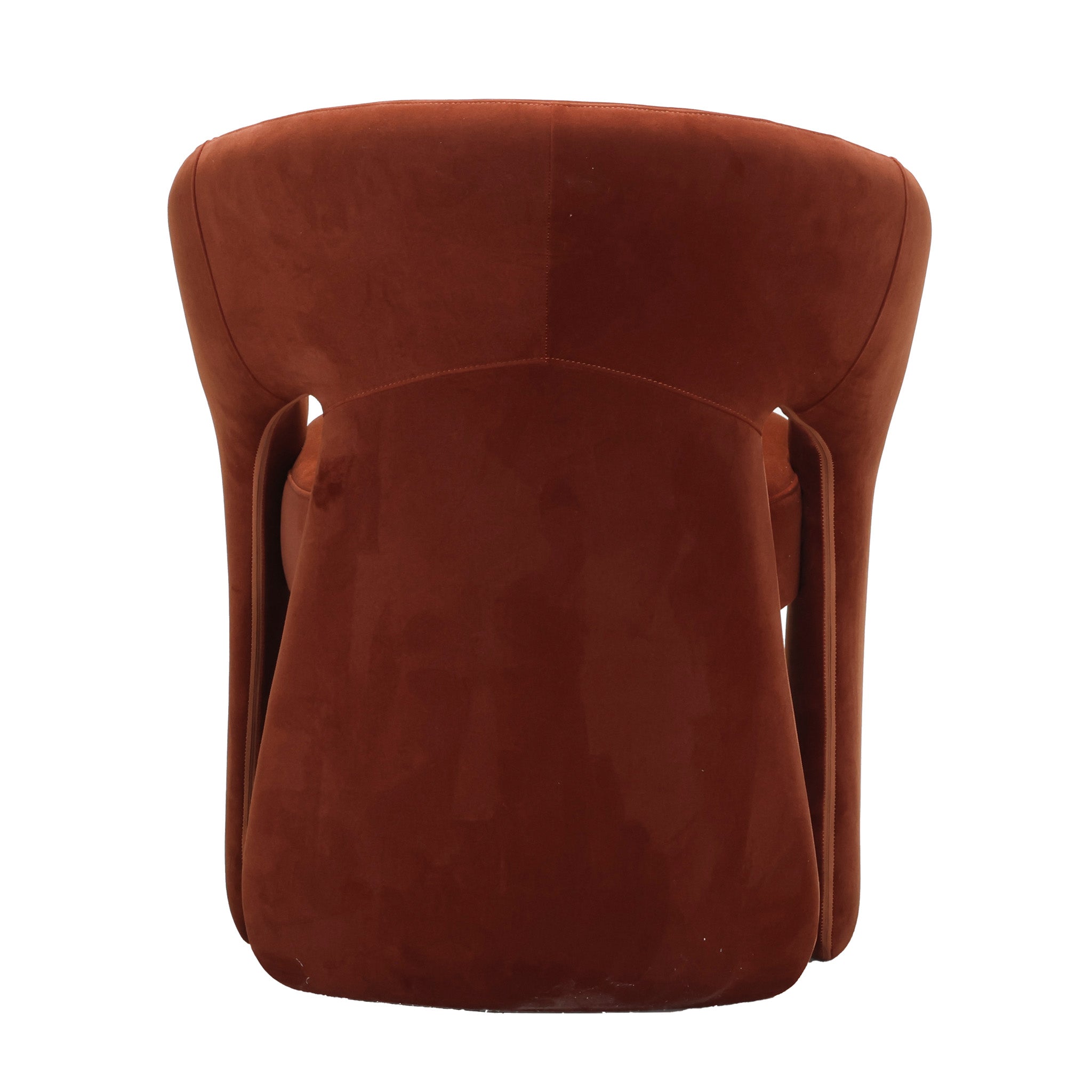 Fabric Dining Chair - Burnt Brown