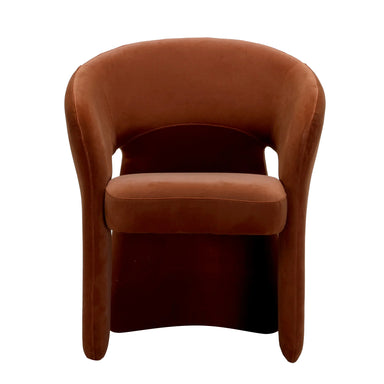 Showcasing Niramila Fabric Dining Chair - Red Bronze DC12644-FH Dining Chair by Calibre Furniturs