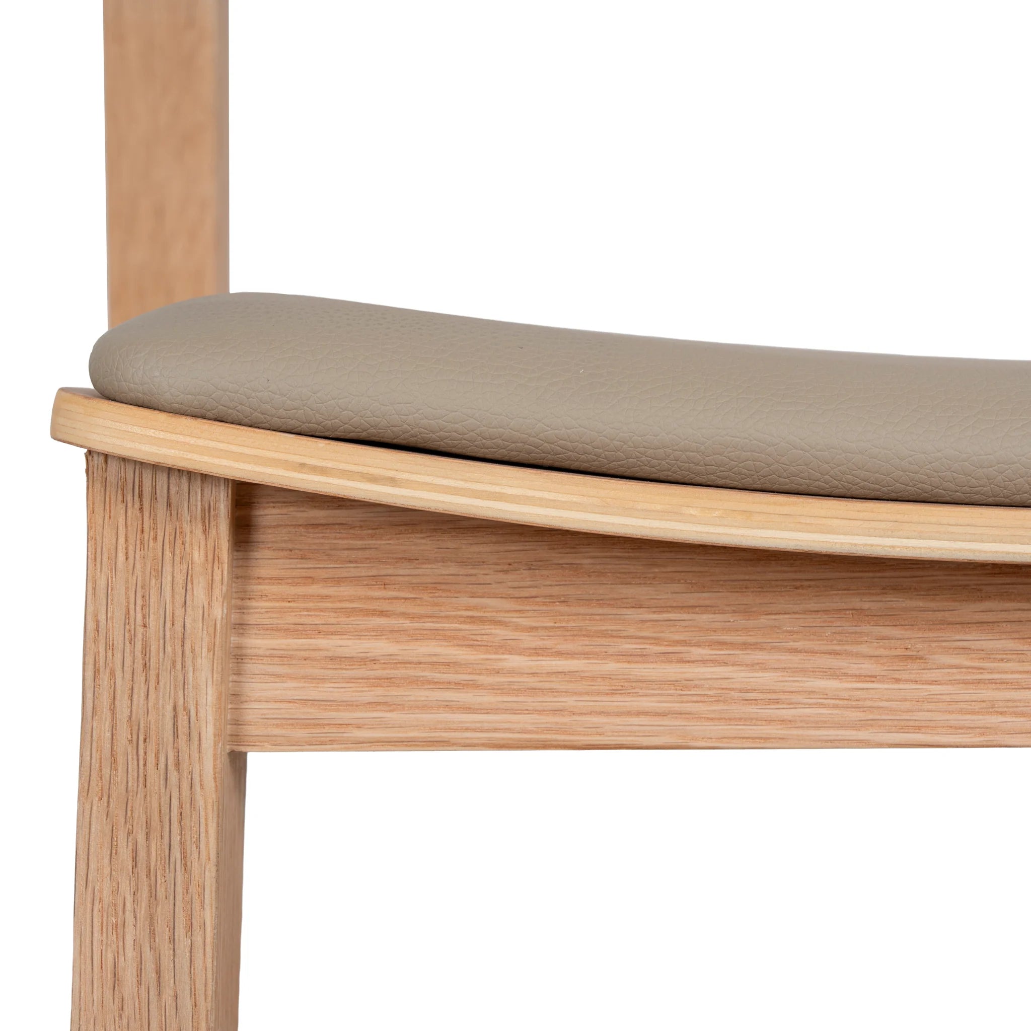 Sodola Natural Dining Chair - Latte Seat (Set of 2)