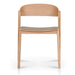 Showcasing Sodola Natural Dining Chair - Latte Seat (Set of 2) DC12648-SDx2 Dining Chair by Calibre Furniturs
