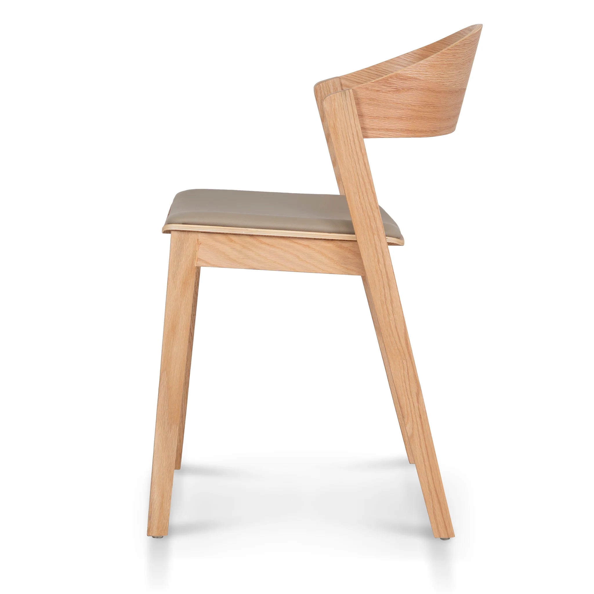 Sodola Natural Dining Chair - Latte Seat (Set of 2)