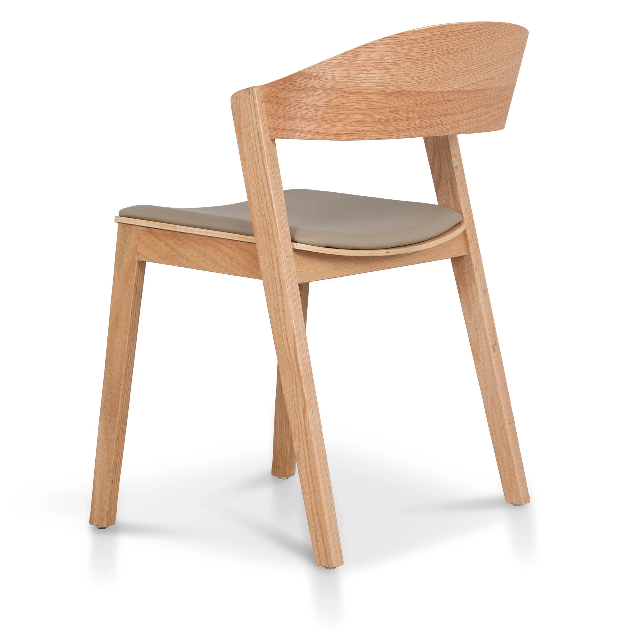 Sodola Natural Dining Chair - Latte Seat (Set of 2)