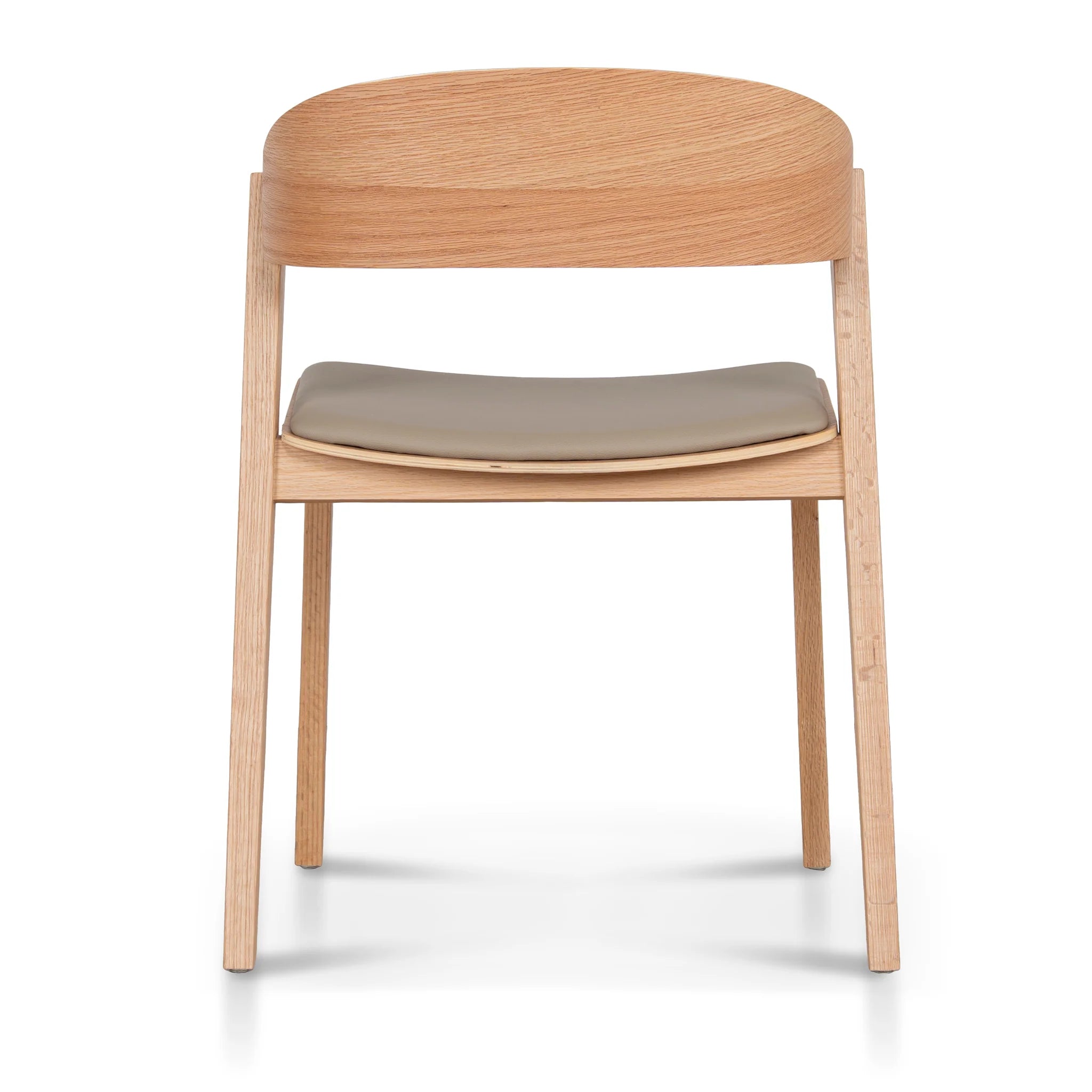 Sodola Natural Dining Chair - Latte Seat (Set of 2)