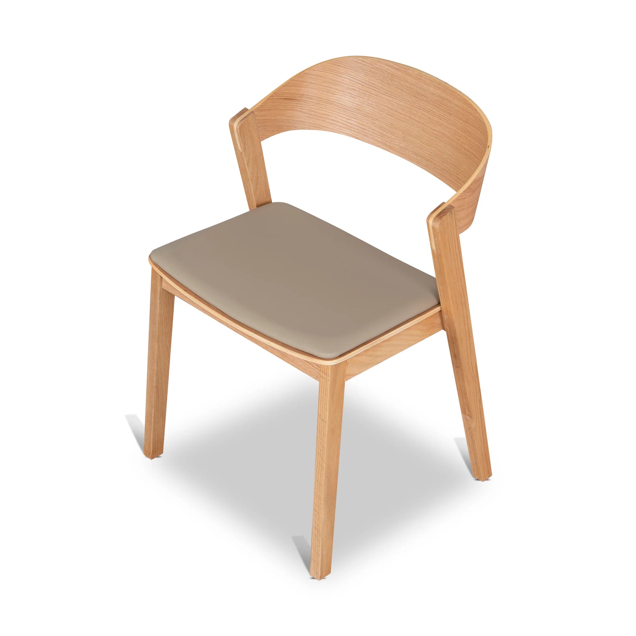 Sodola Natural Dining Chair - Latte Seat (Set of 2)