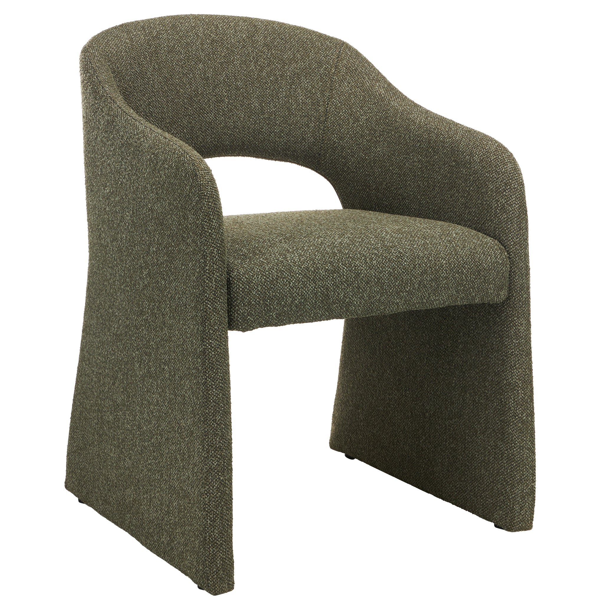 Fabric Dining Chair - Twill Green (Set of 2) - image 3