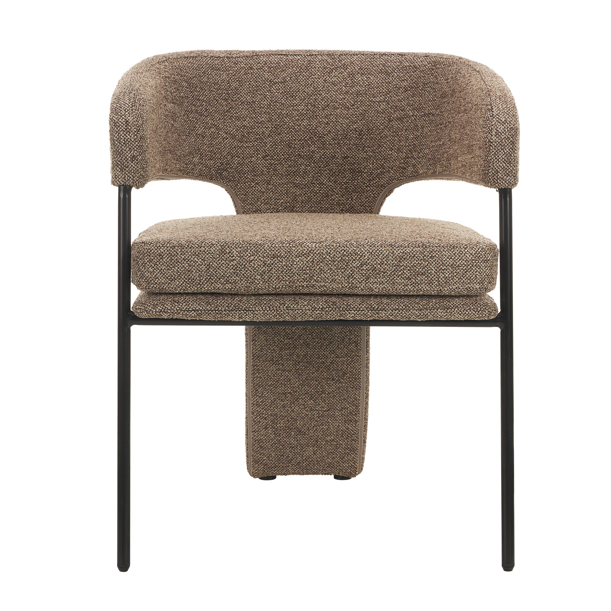 Fabric Dining Chair - Cobble Chocolate (Set of 2) - image 2
