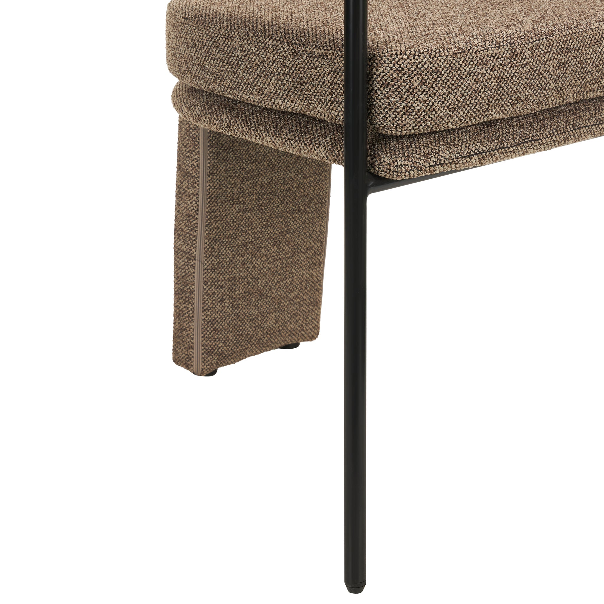 Fabric Dining Chair - Cobble Chocolate (Set of 2) - image 8