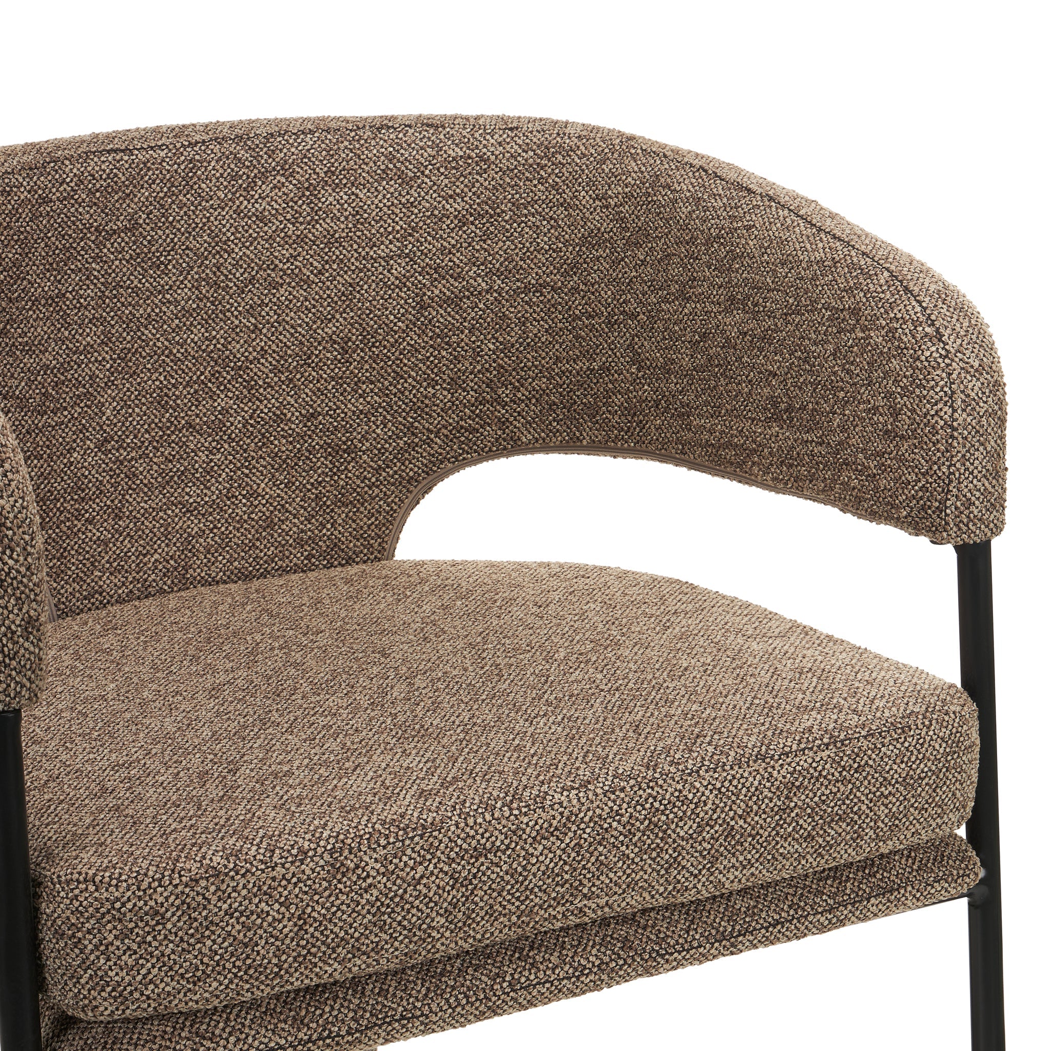Fabric Dining Chair - Cobble Chocolate (Set of 2) - image 7
