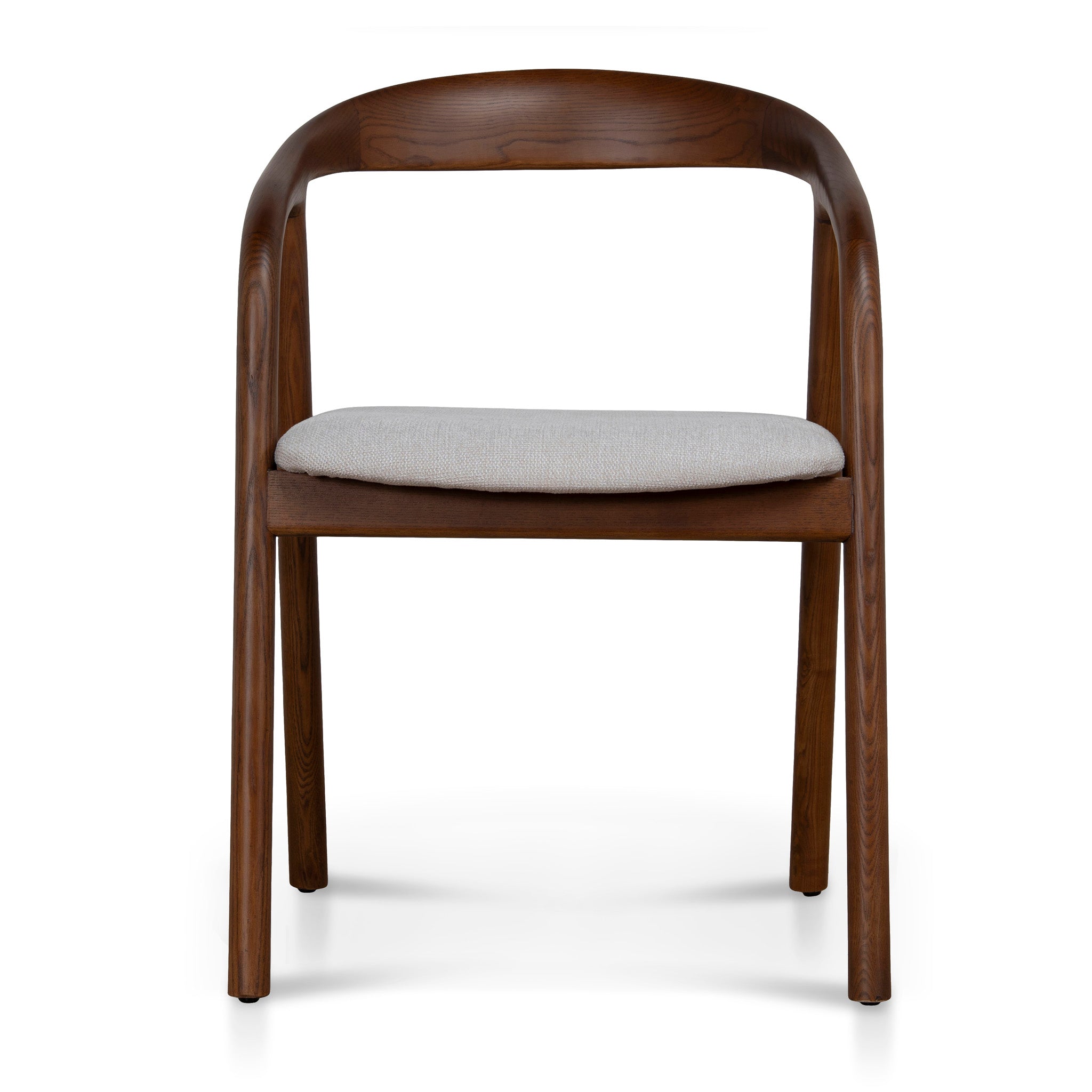 CDC12742-NX Walnut Dining Chair - Naxos Beige (Set of 2)