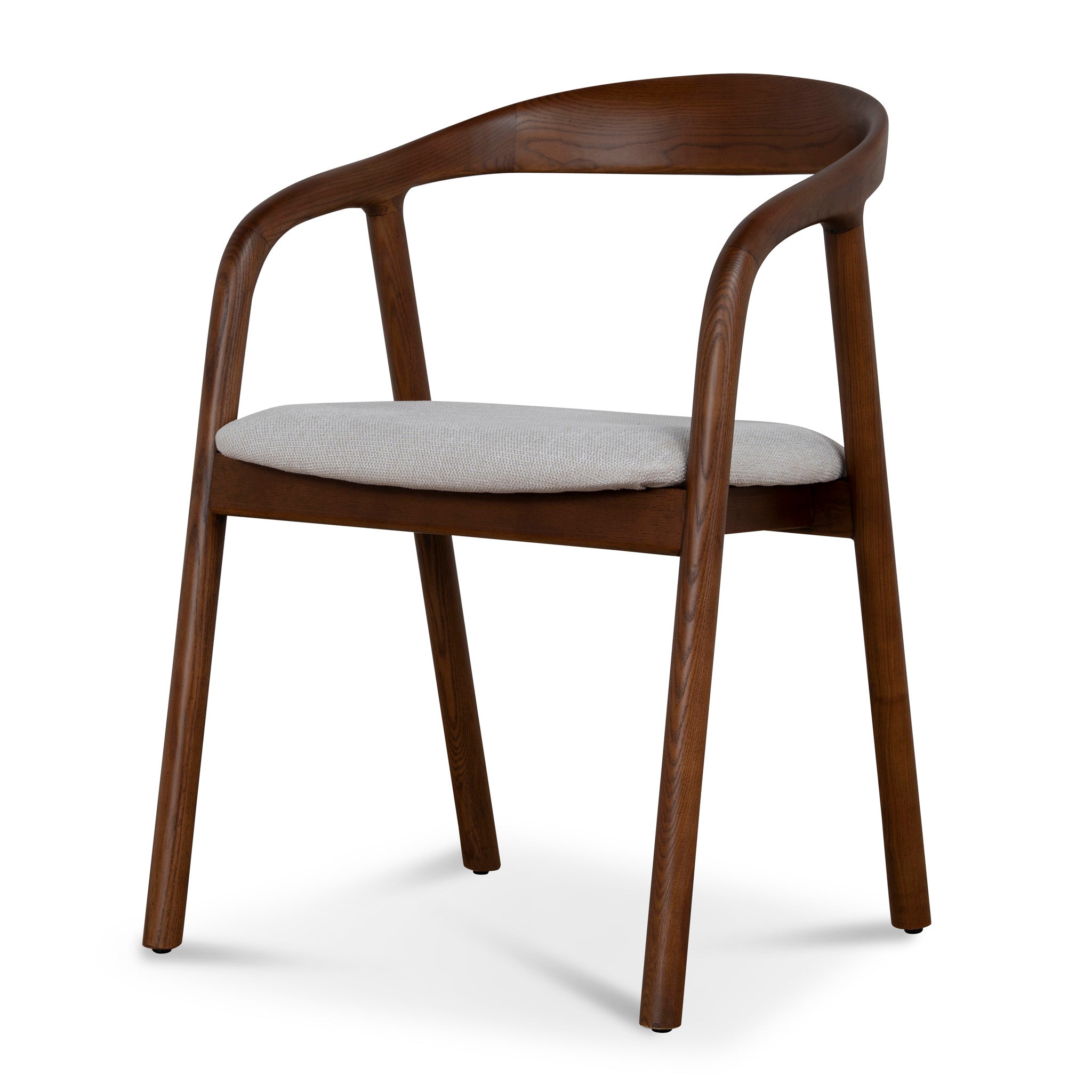 CDC12742-NX Walnut Dining Chair - Naxos Beige (Set of 2)