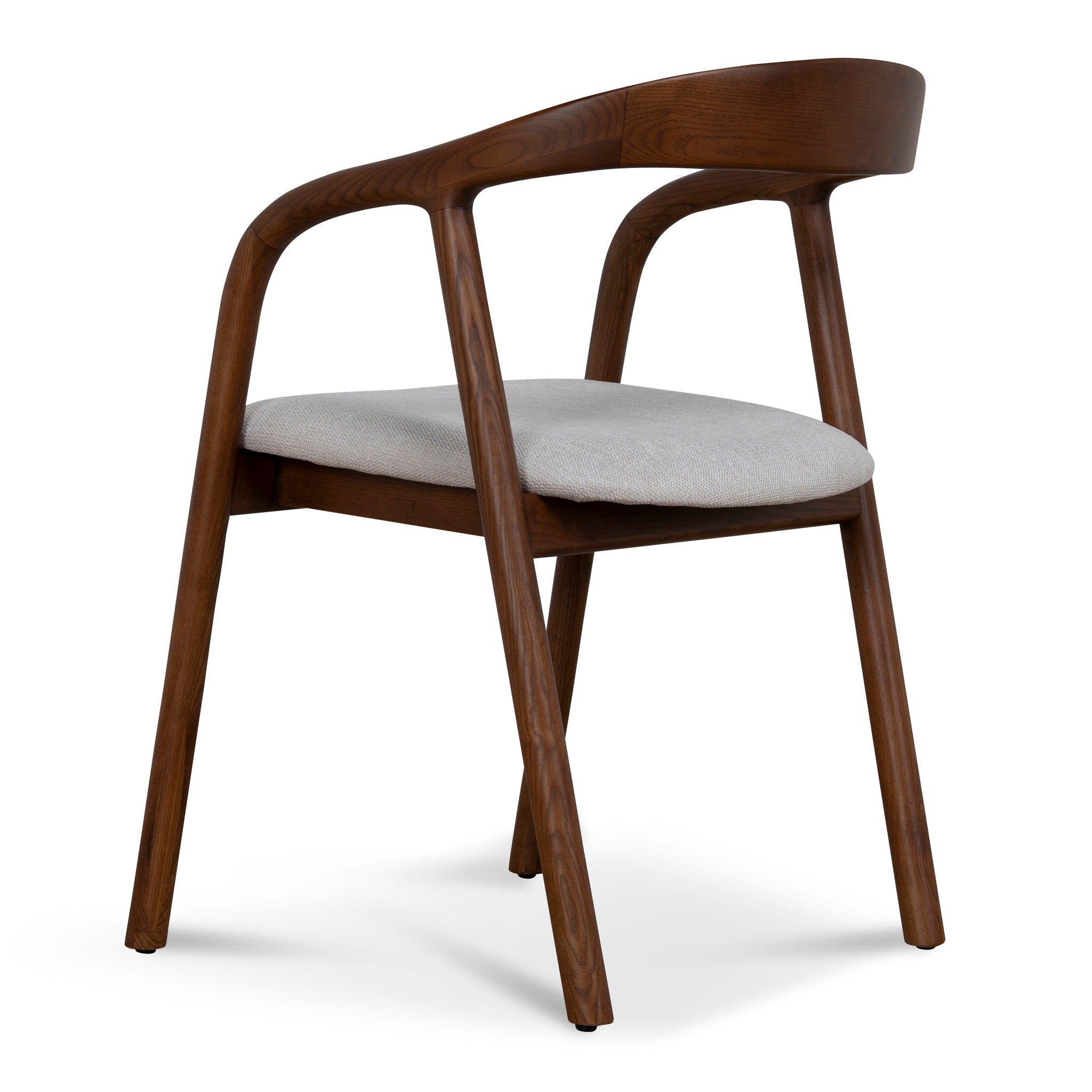 CDC12742-NX Walnut Dining Chair - Naxos Beige (Set of 2)