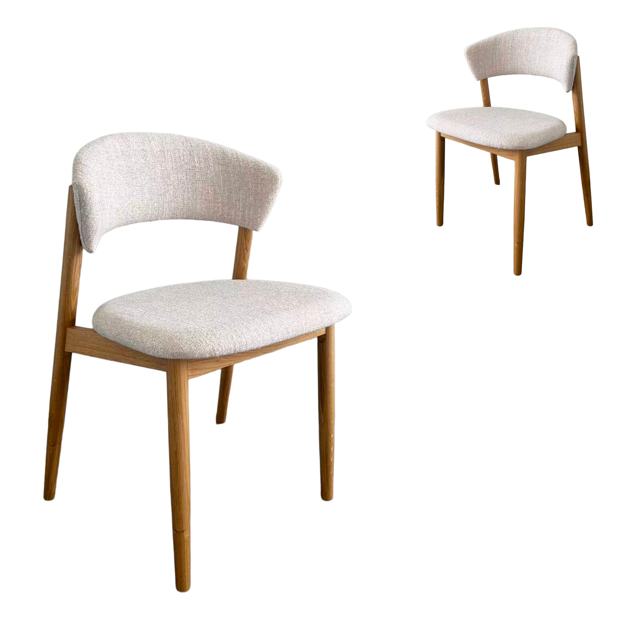 Natural Dining Chair - California Beige (Set of 2) - Tove