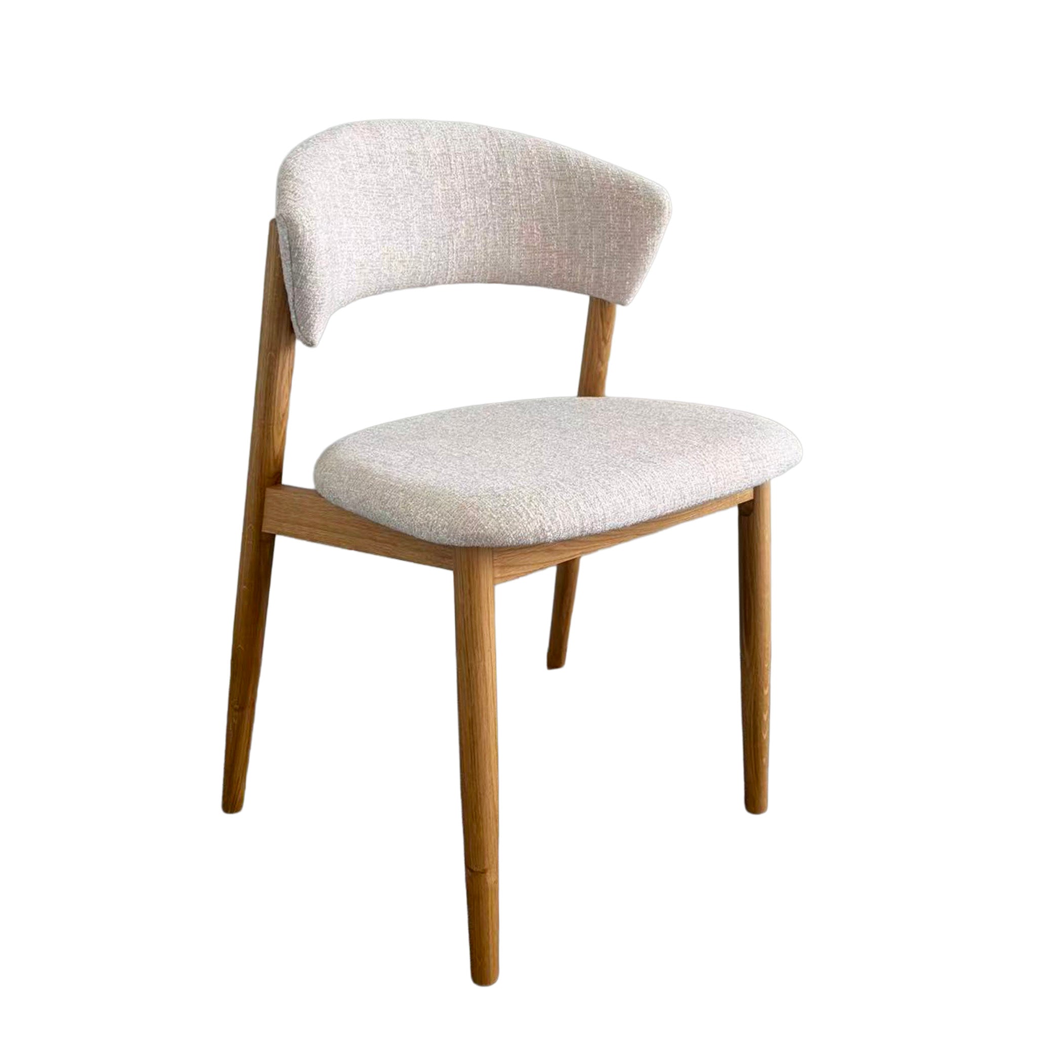 CDC12775-HN Natural Dining Chair - California Beige (Set of 2)