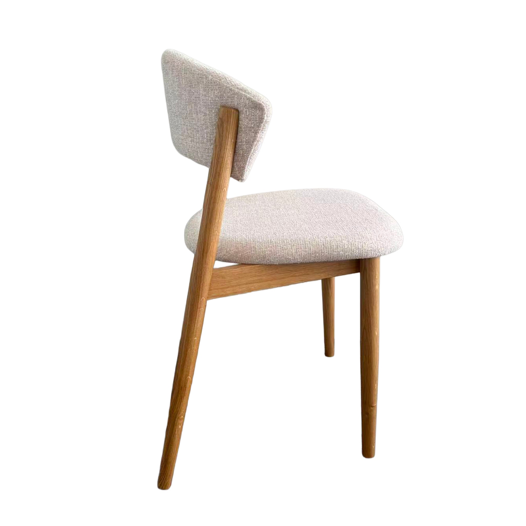 CDC12775-HN Natural Dining Chair - California Beige (Set of 2)